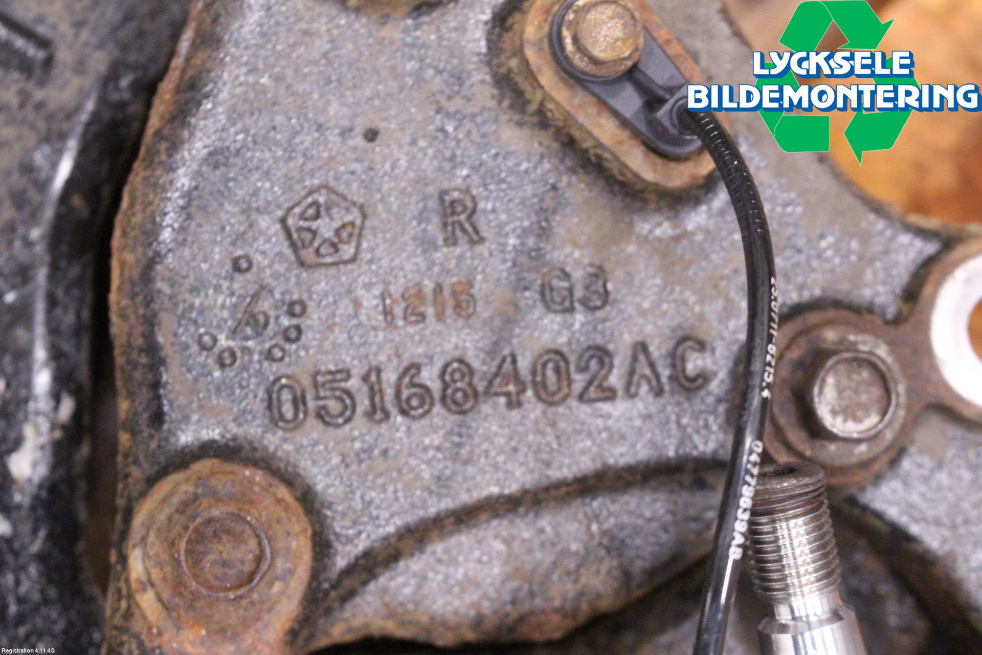 Lancia THEMA Styrspindel Lagerhus Vä