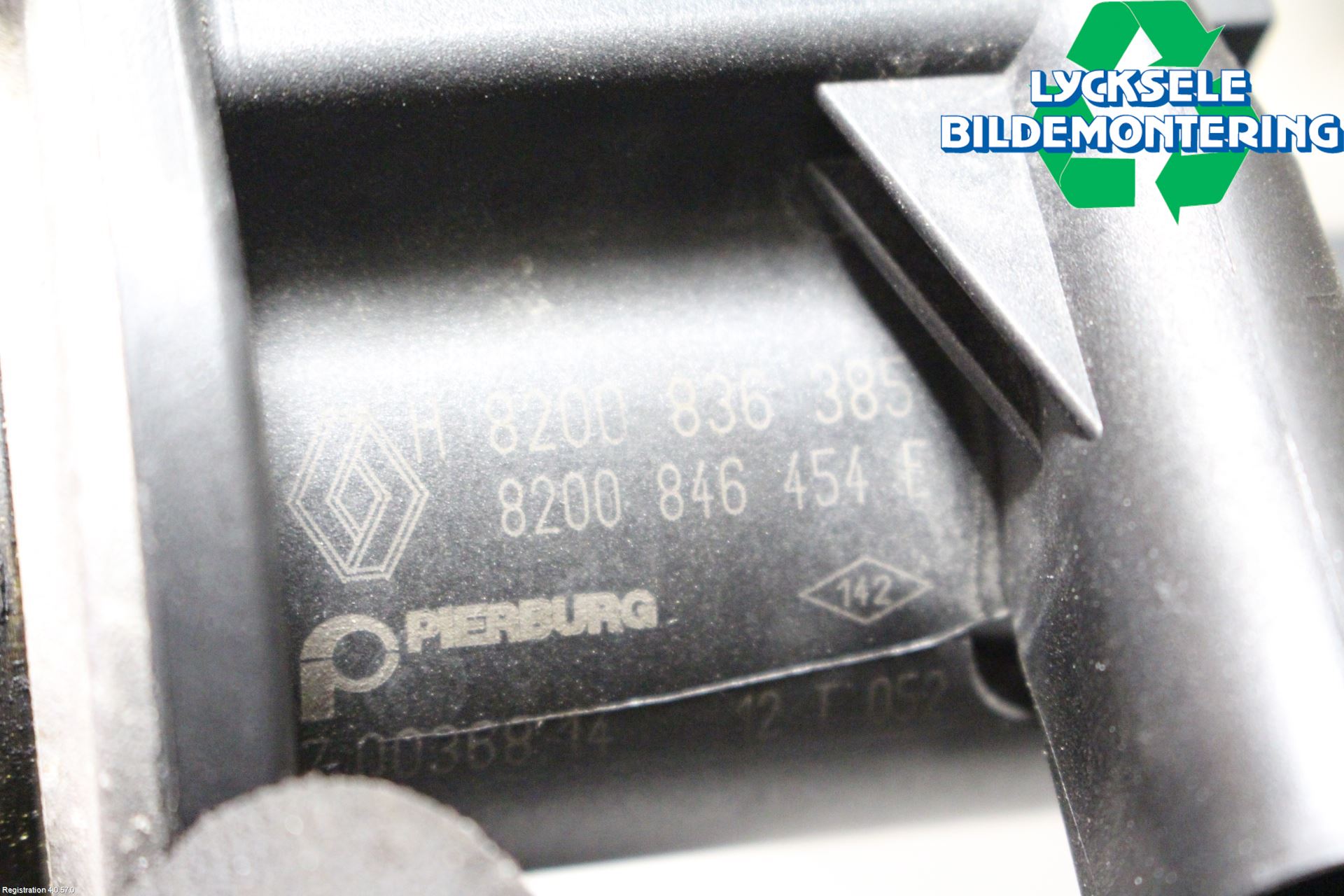 Dacia DUSTER 10-17 Egr Ventil