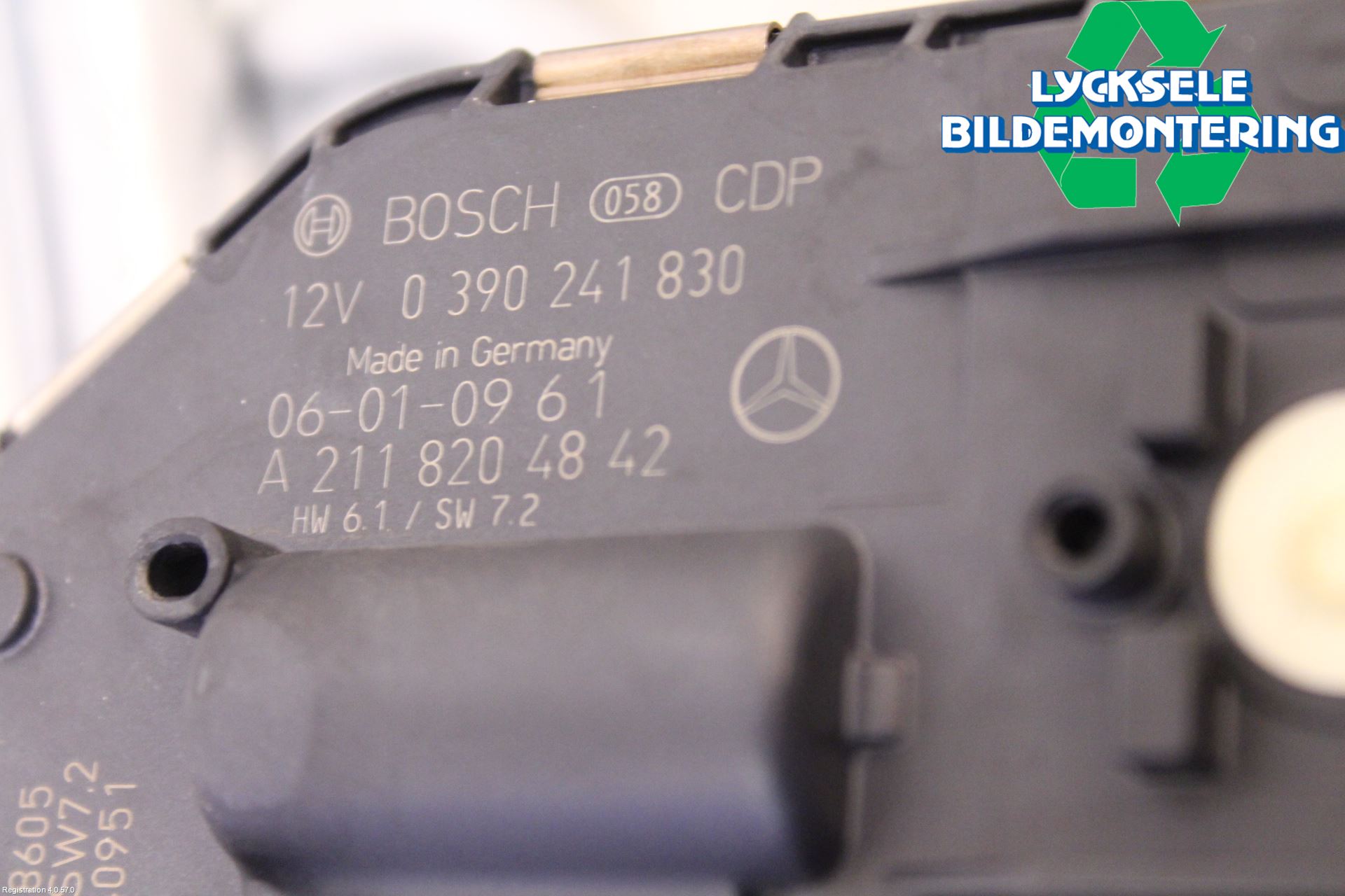 Mercedes-Benz MB CLS (C219) 03-11 Torkarmotor Vindruta