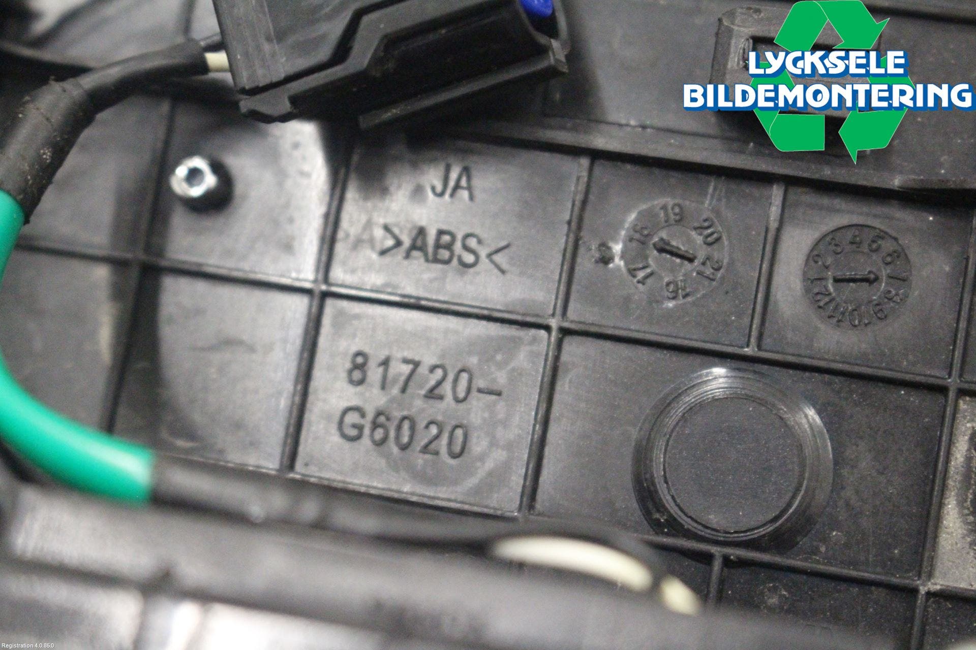 Kia PICANTO 17- Bakluckehandtag