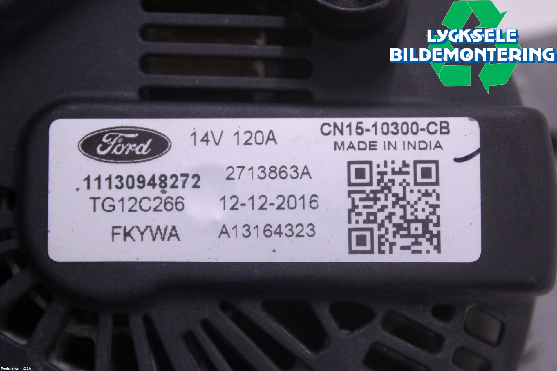 Ford KA+ 16-20 Generator