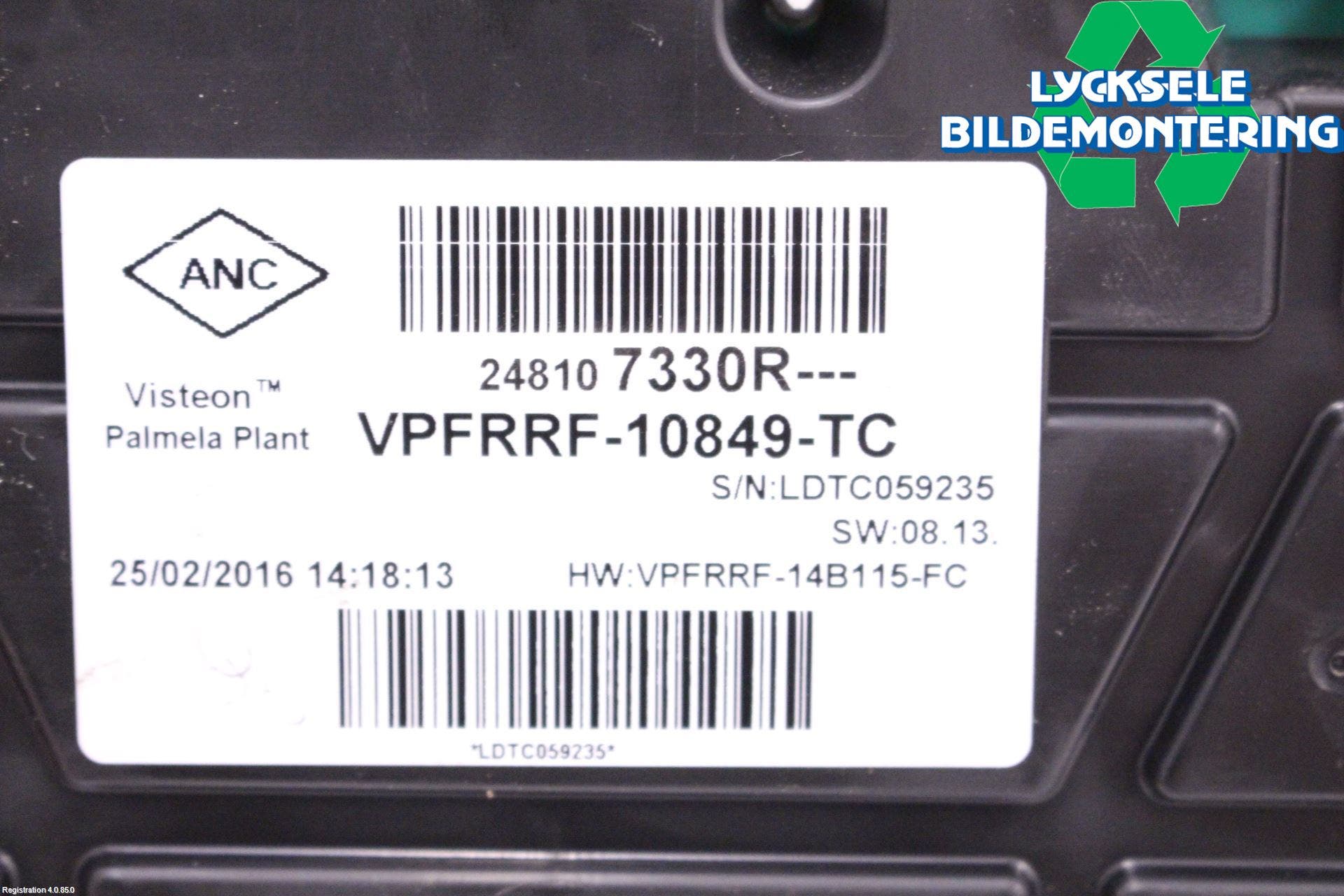 Opel VIVARO 15-19 Instrument Komb