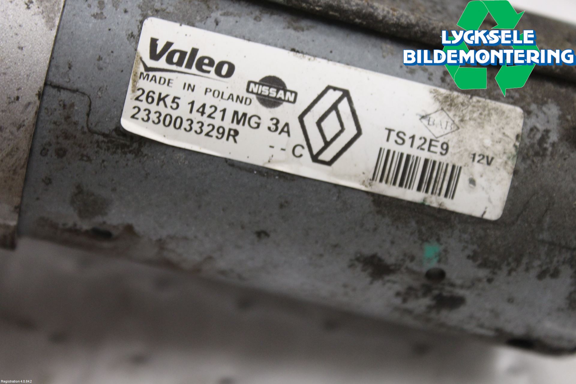 Nissan NV200/NV200 COMBI Startmotor Diesel
