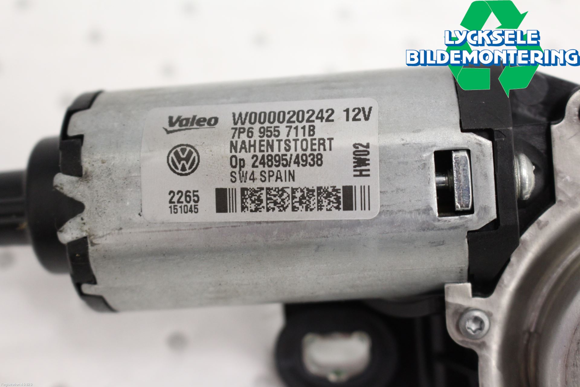 Volkswagen VW TOUAREG 7P 11-18 Torkarmotor Baklucka