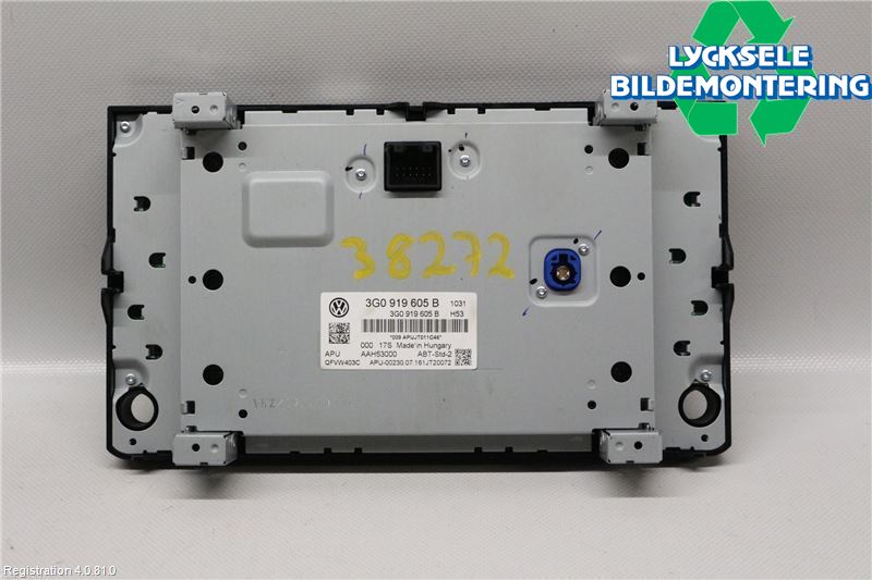 Volkswagen VW GOLF / E-GOLF VII 13-20 Cd Radio - Multimediapanel