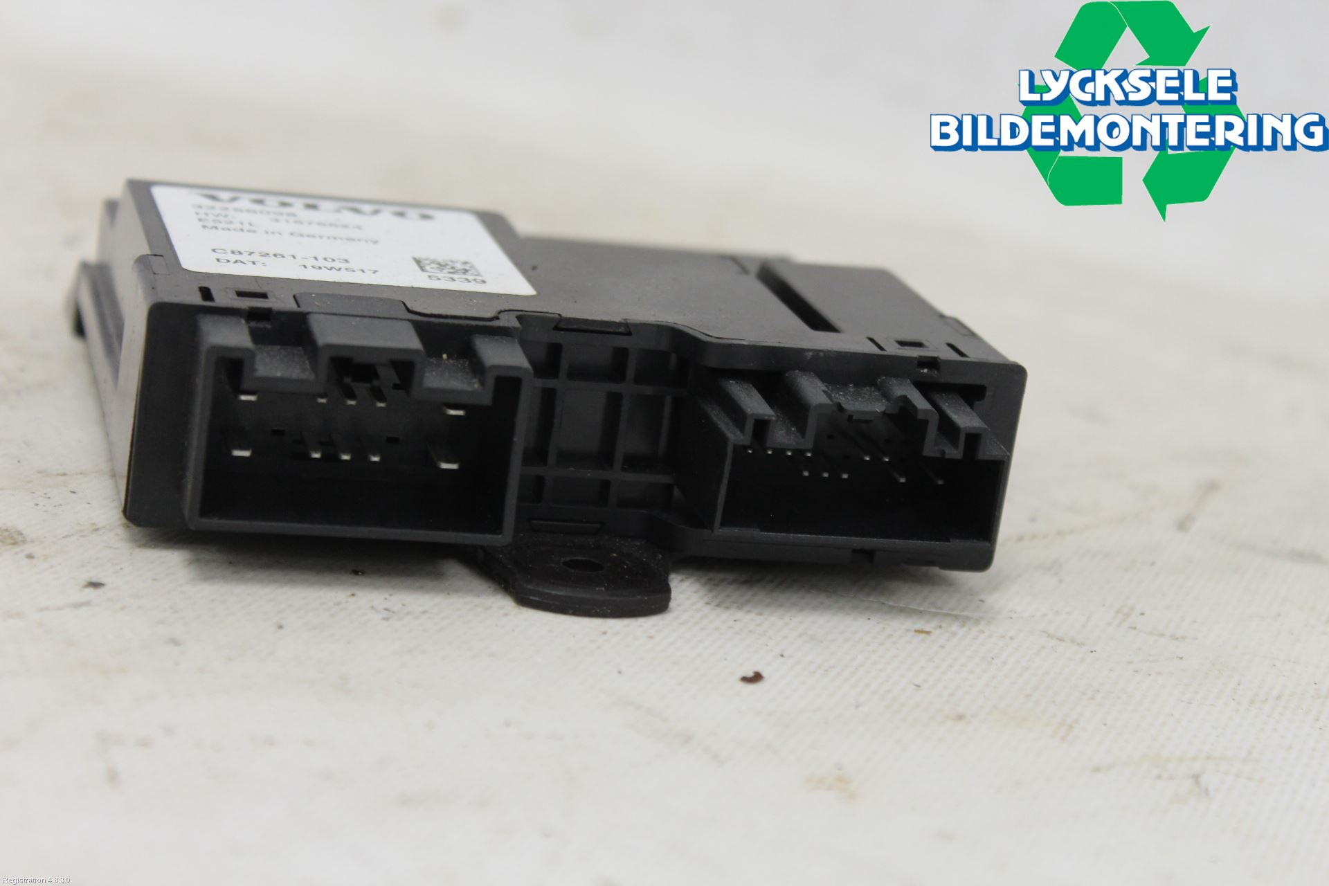 Volvo V60 19- Styrenhet Baklucka