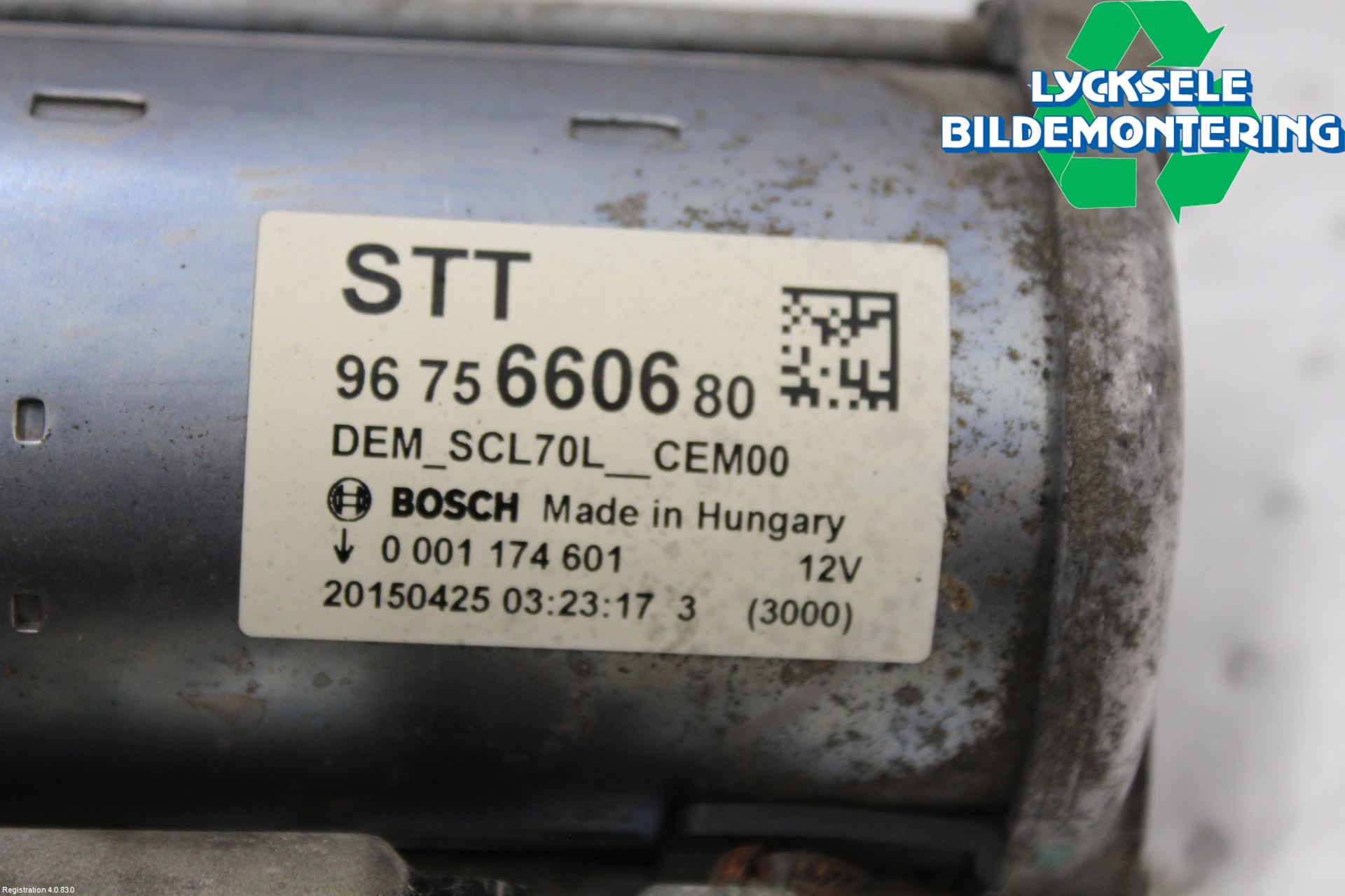 Peugeot PARTNER 16-18 Startmotor Diesel