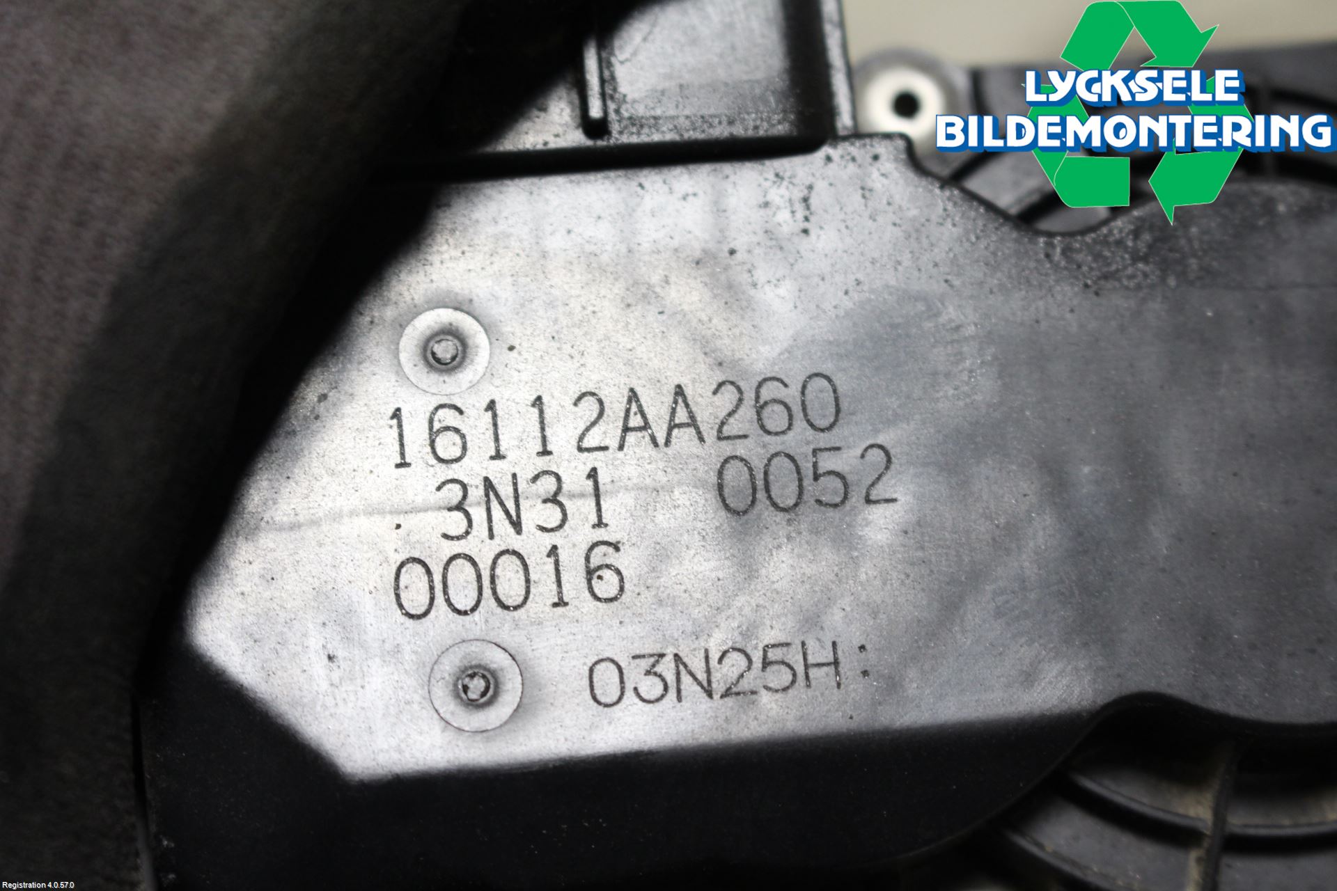 Subaru LEGACY 10-14 Injspjällhus