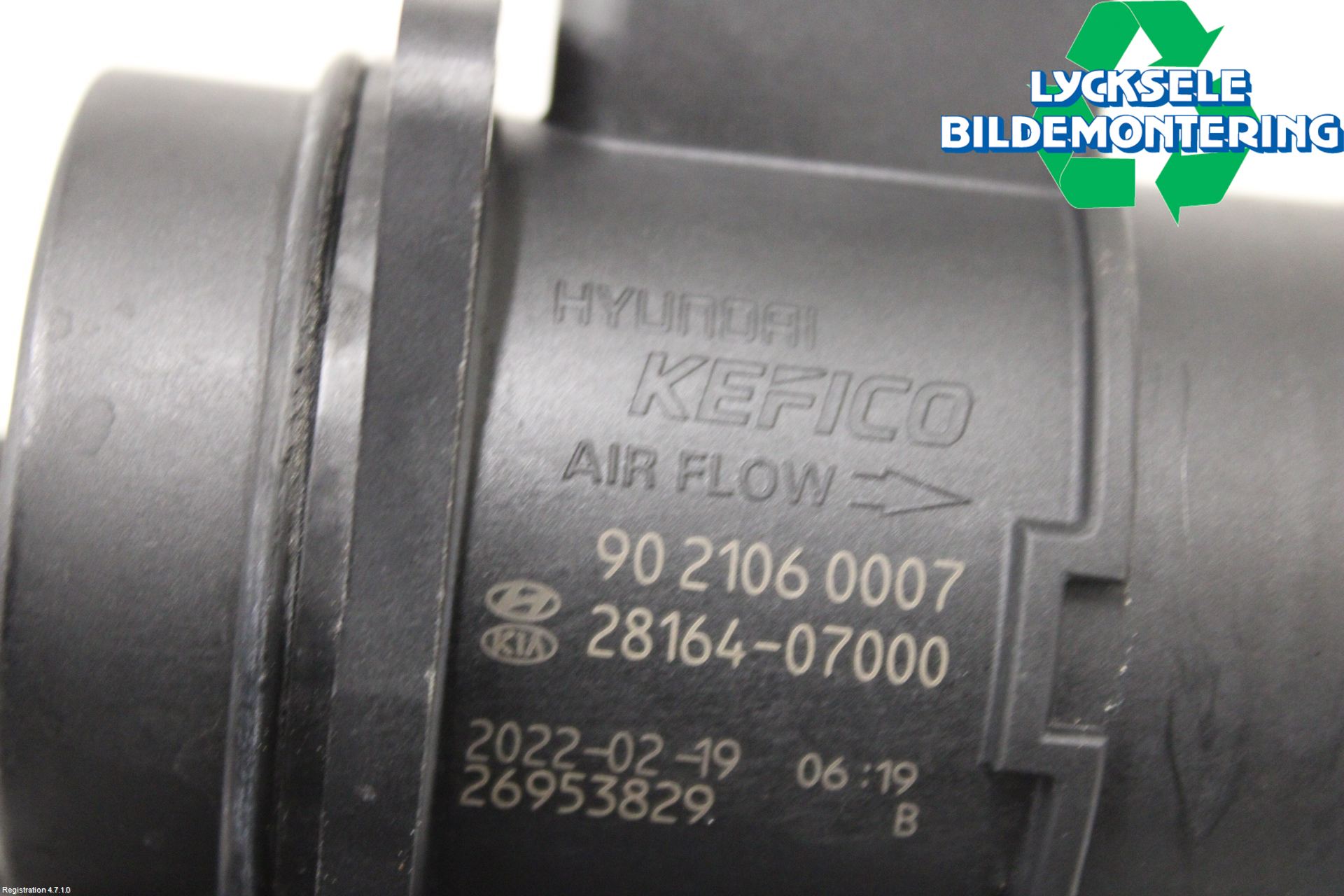 Kia PICANTO 17- Injluftmassamätare