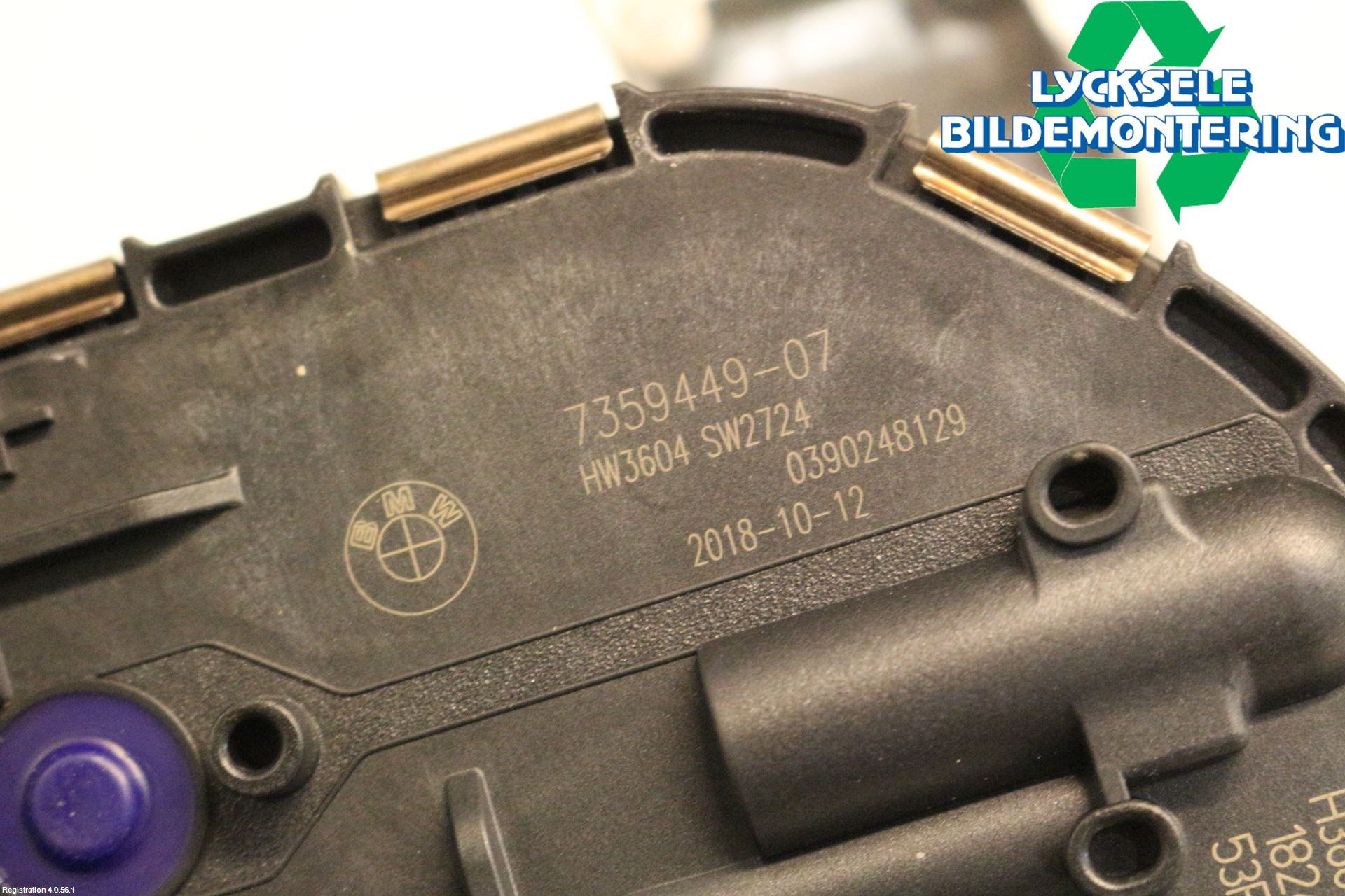 BMW i3 I01 13-22 Torkarmotor Vindruta