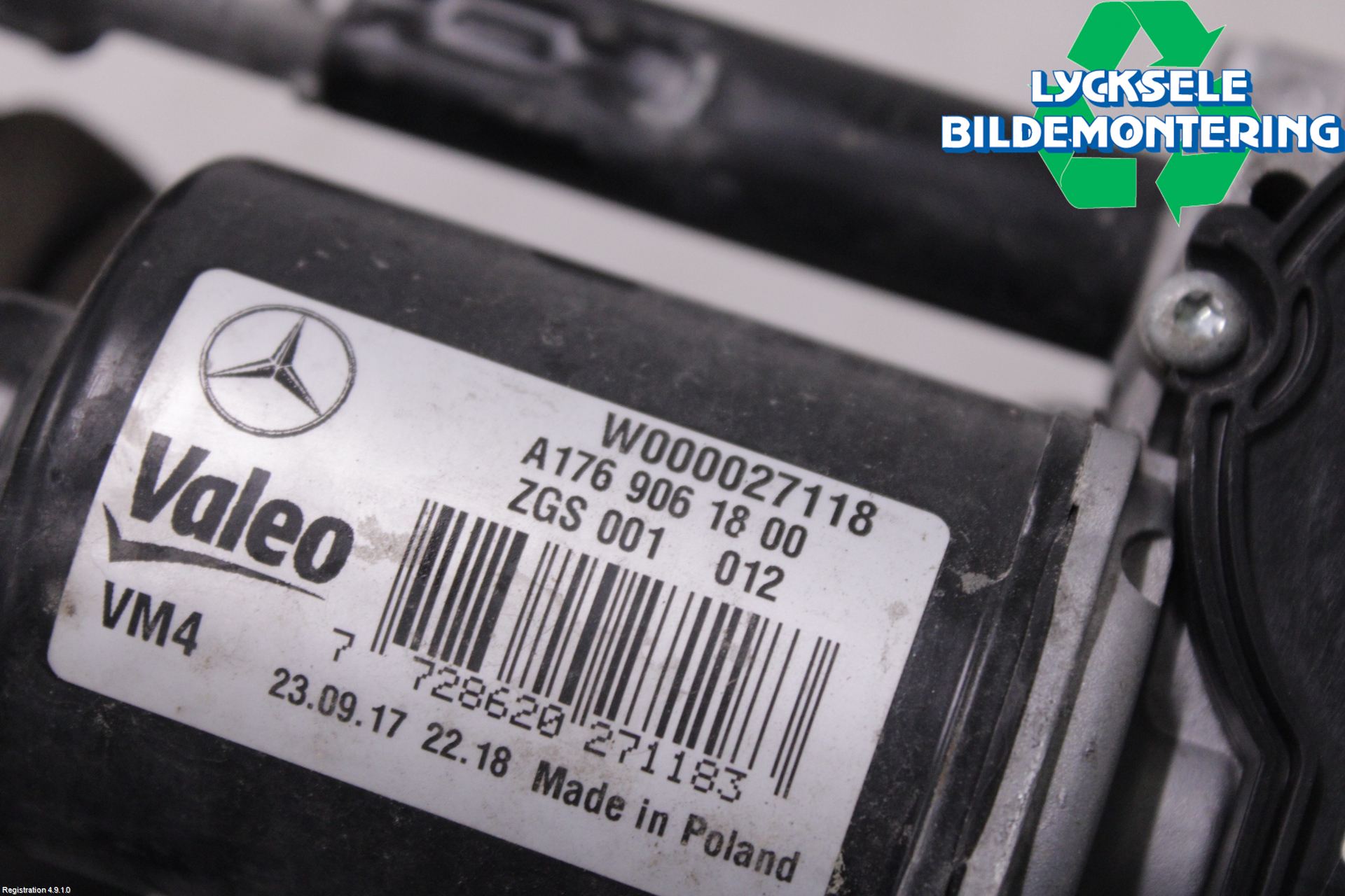 Mercedes-Benz MB CLA-KLASS (C117/X117) 13-19 Torkarmekanism Vindruta