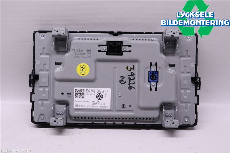 Volkswagen VW GOLF / E-GOLF VII 13-20 Cd Radio - Multimediapanel