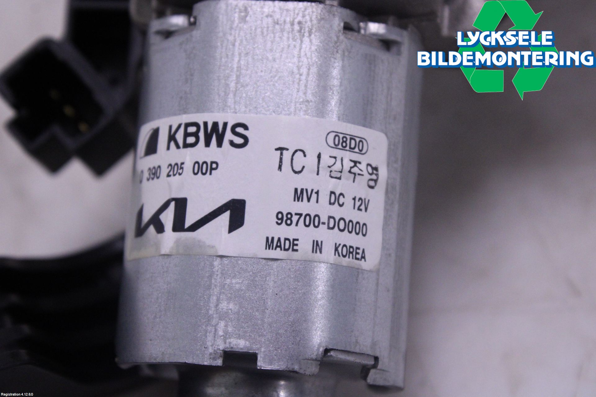 Kia EV9 24- Torkarmotor Baklucka