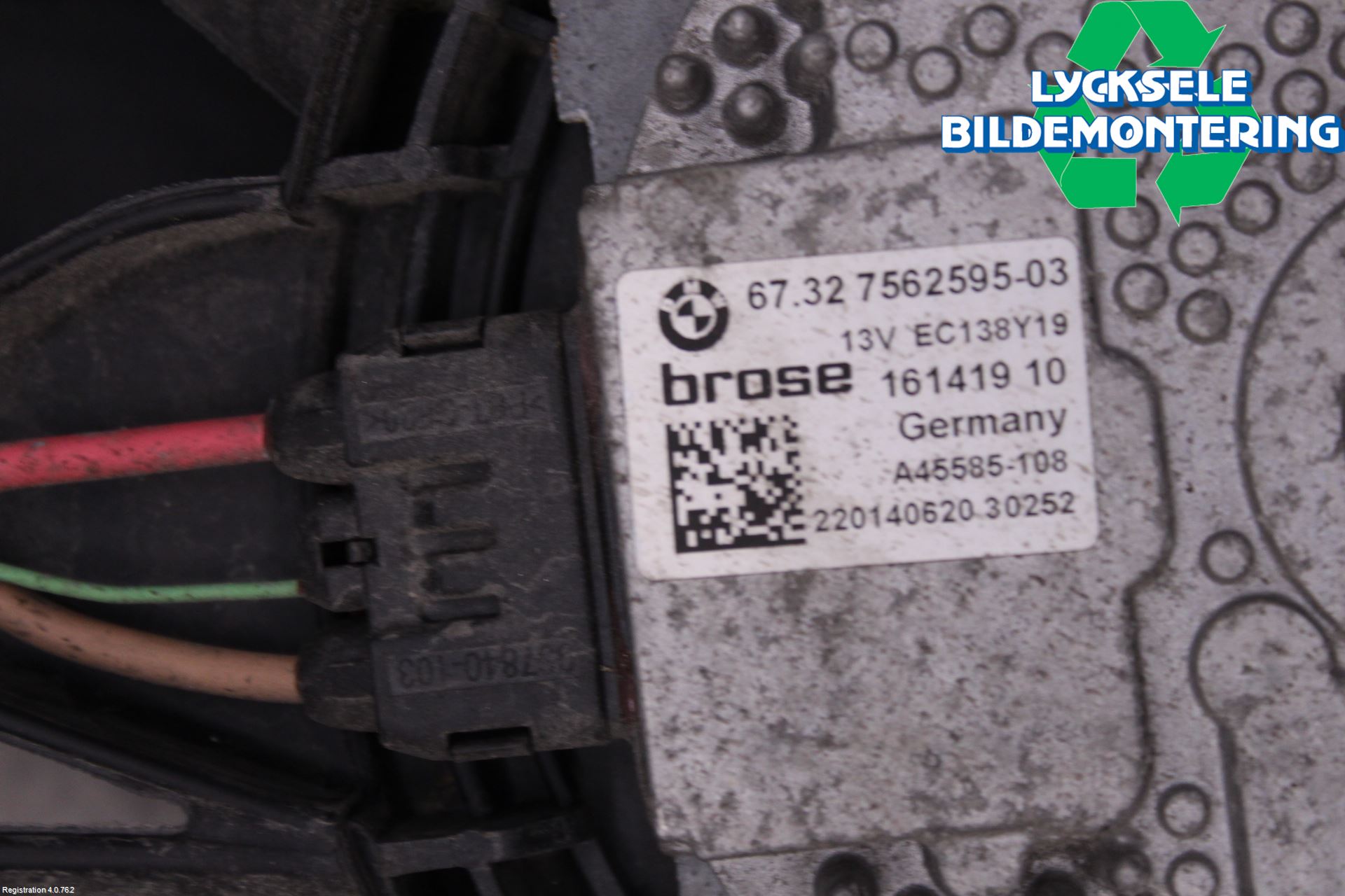 BMW X3 F25 10-17 Kylfläkt El