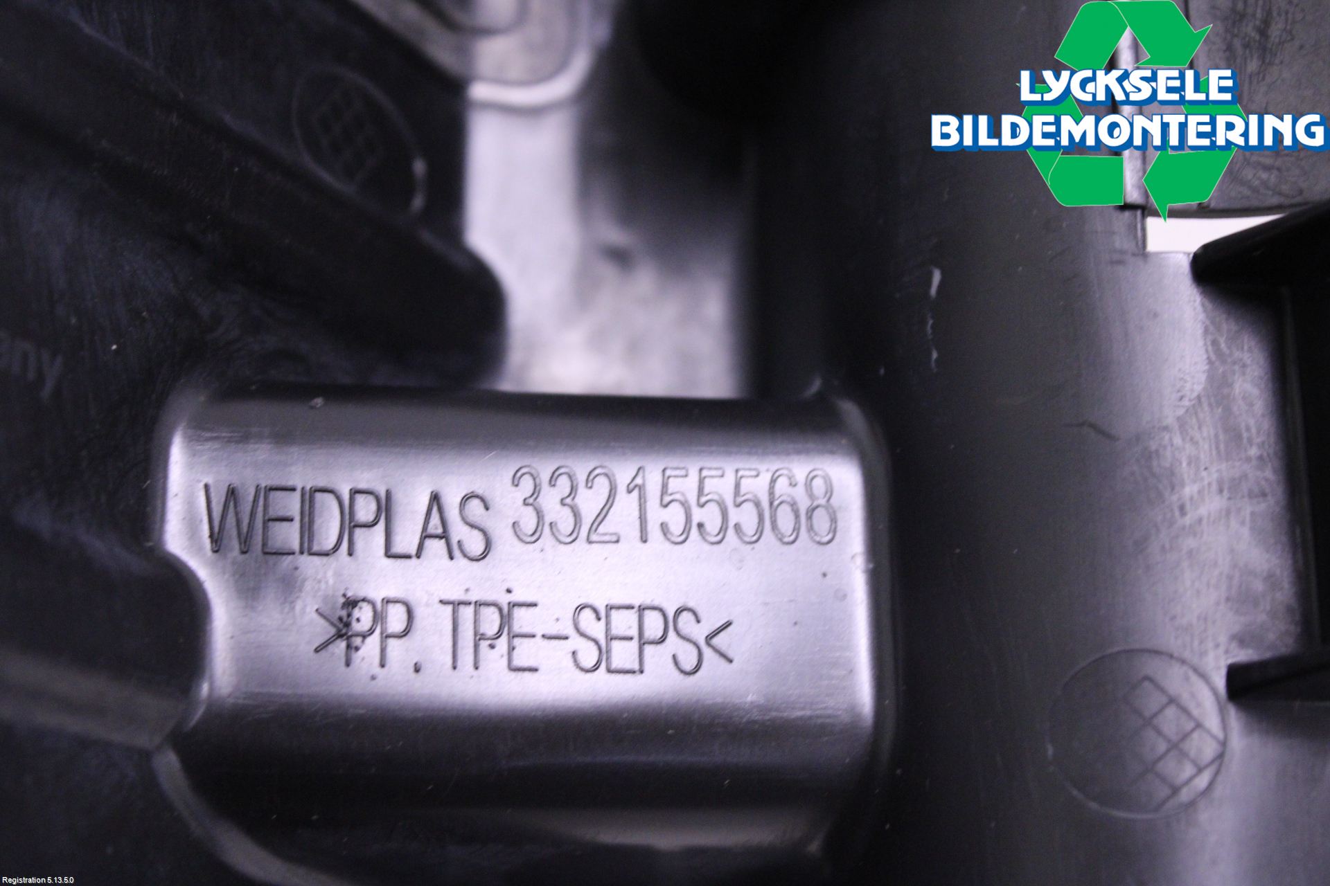 Opel ASTRA K 16-22 Deflektor Plåt-Plast Kylning