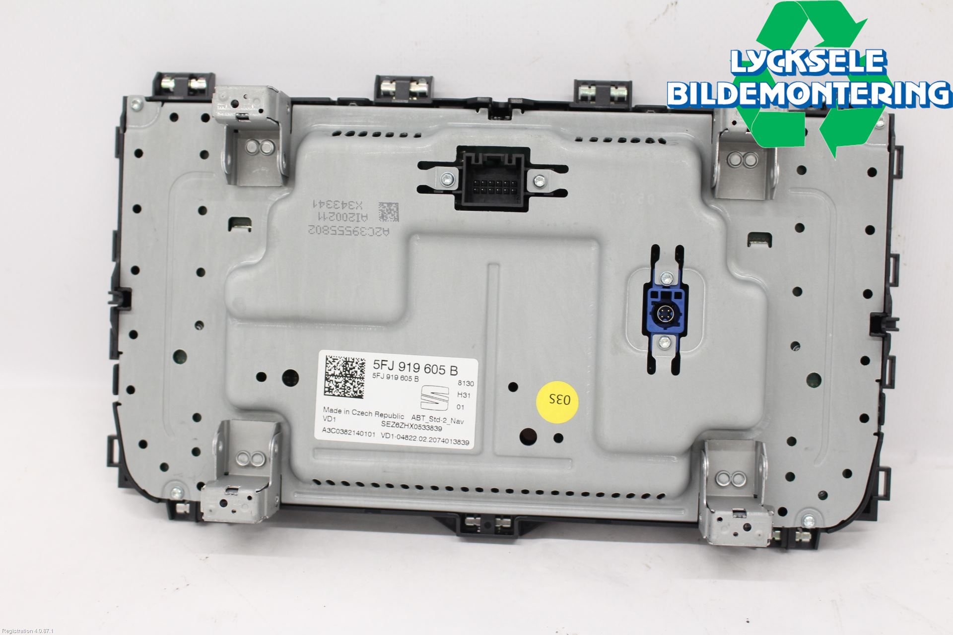 Seat ATECA 16->> Cd Radio - Multimediapanel