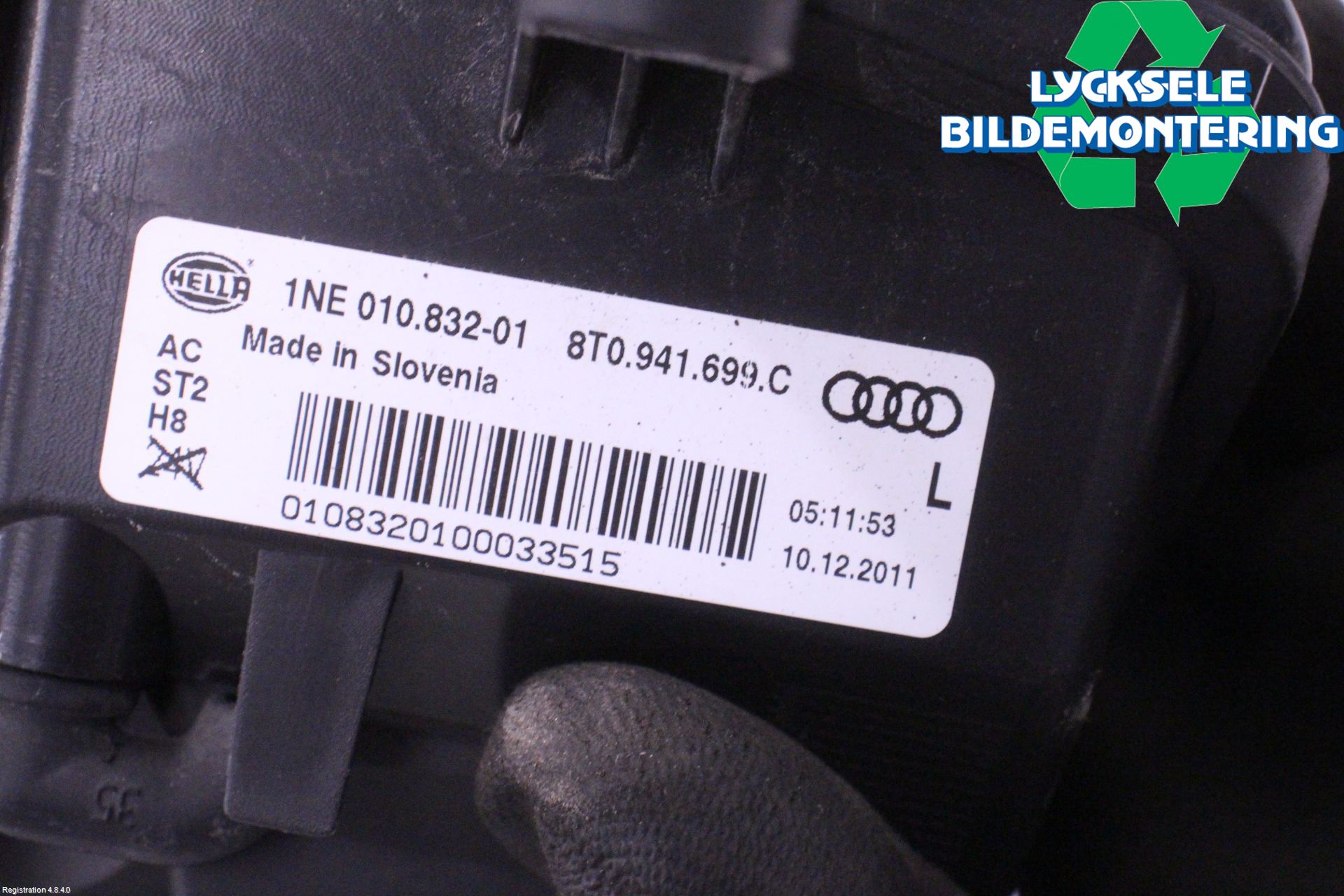 Audi A5 07-16 Dimljus-Varselljus Fram