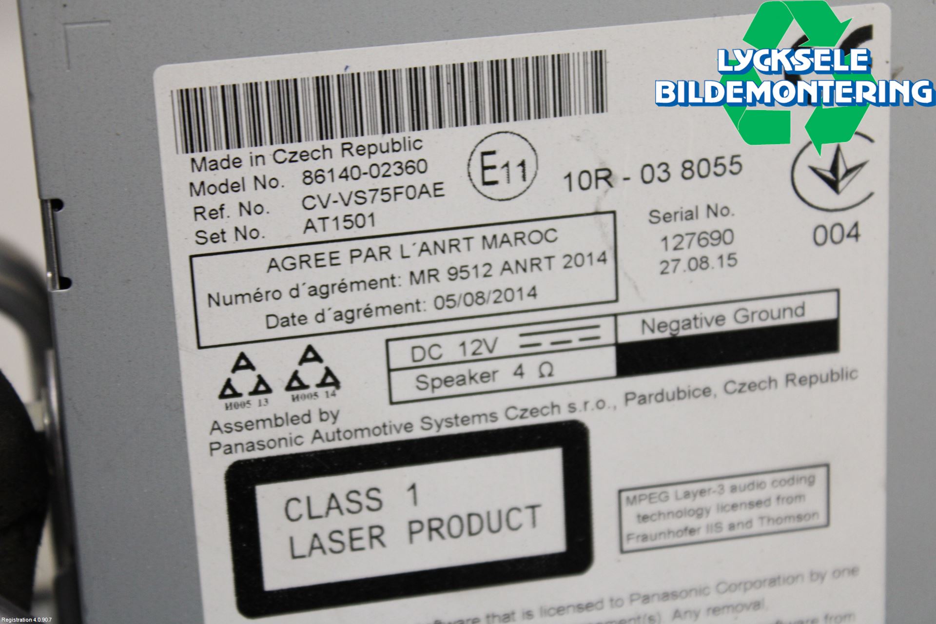 Toyota AURIS 13-19 Cd Radio - Multimediapanel