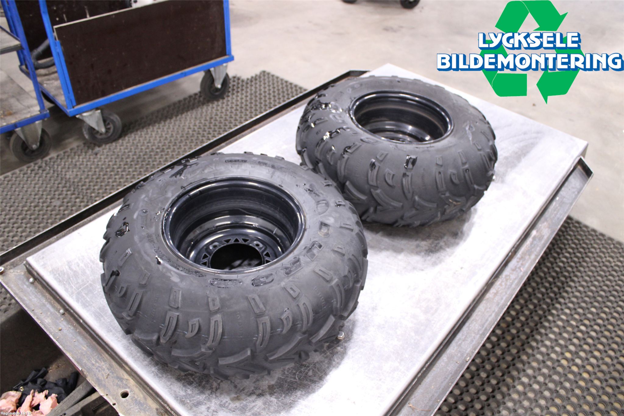 MC och moped ATV POLARIS Sommardäck Med Fälg