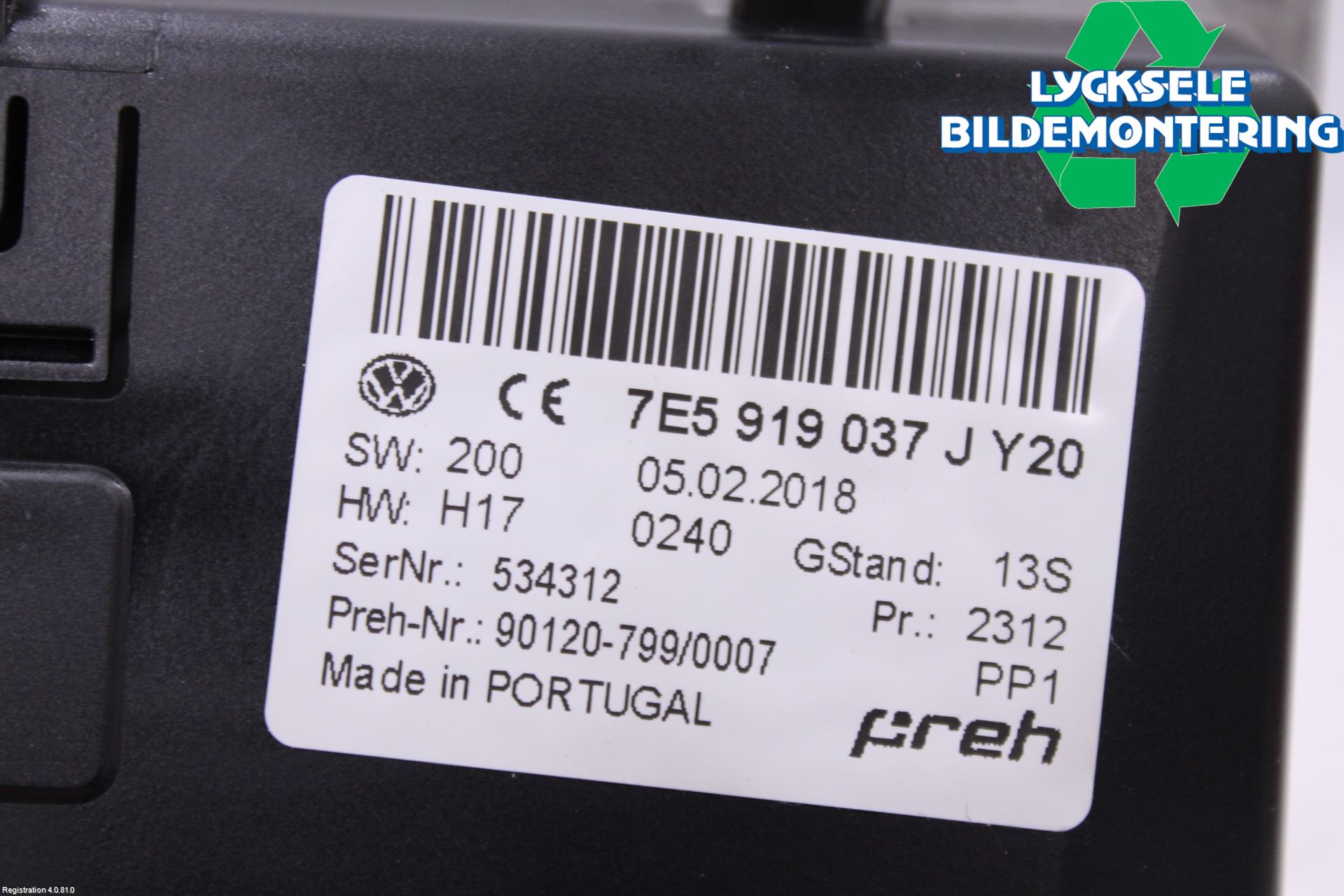 Volkswagen VW TRANSP/CARAVELLE (T6) 16-22 Kontrolldisplay