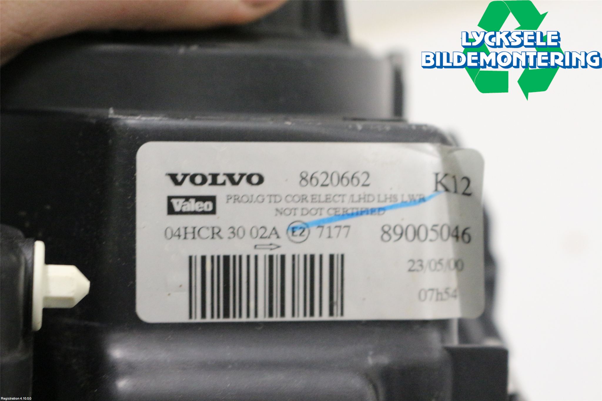 Volvo S80 99-03 Strålkastare Vänster