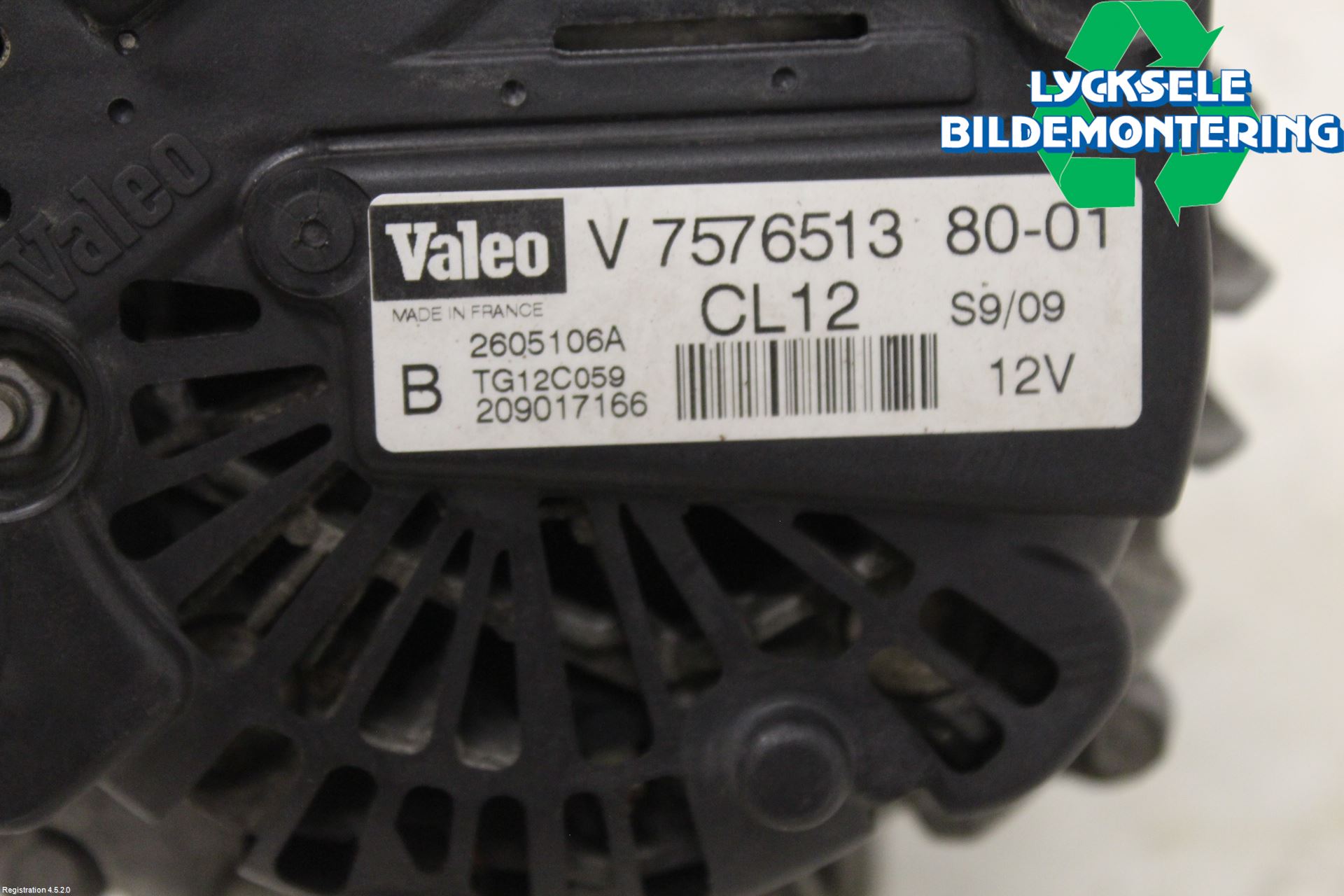 Peugeot 308 08-13 Generator