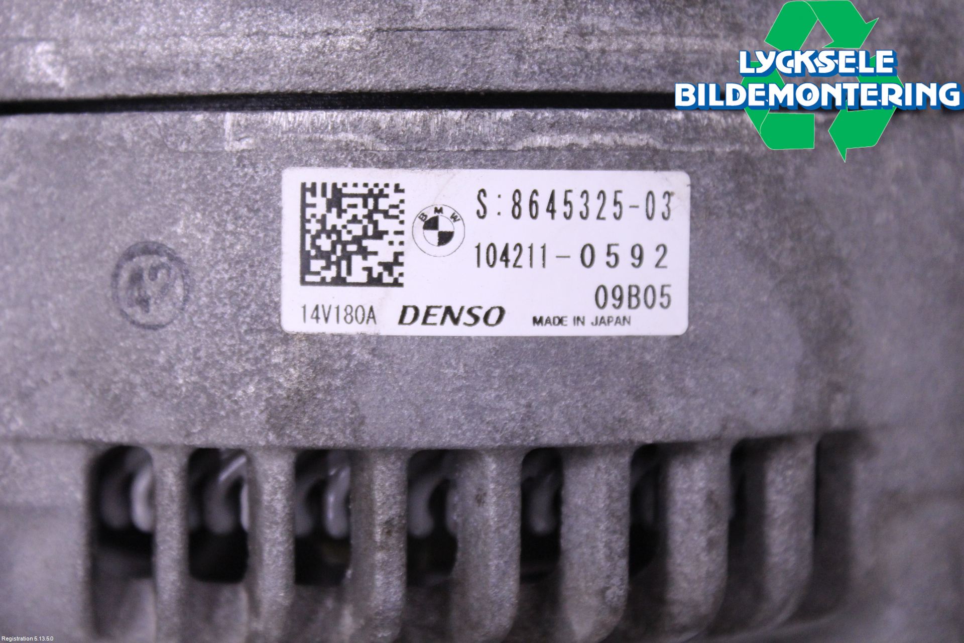 BMW 1 F20/F21 11-19 Generator