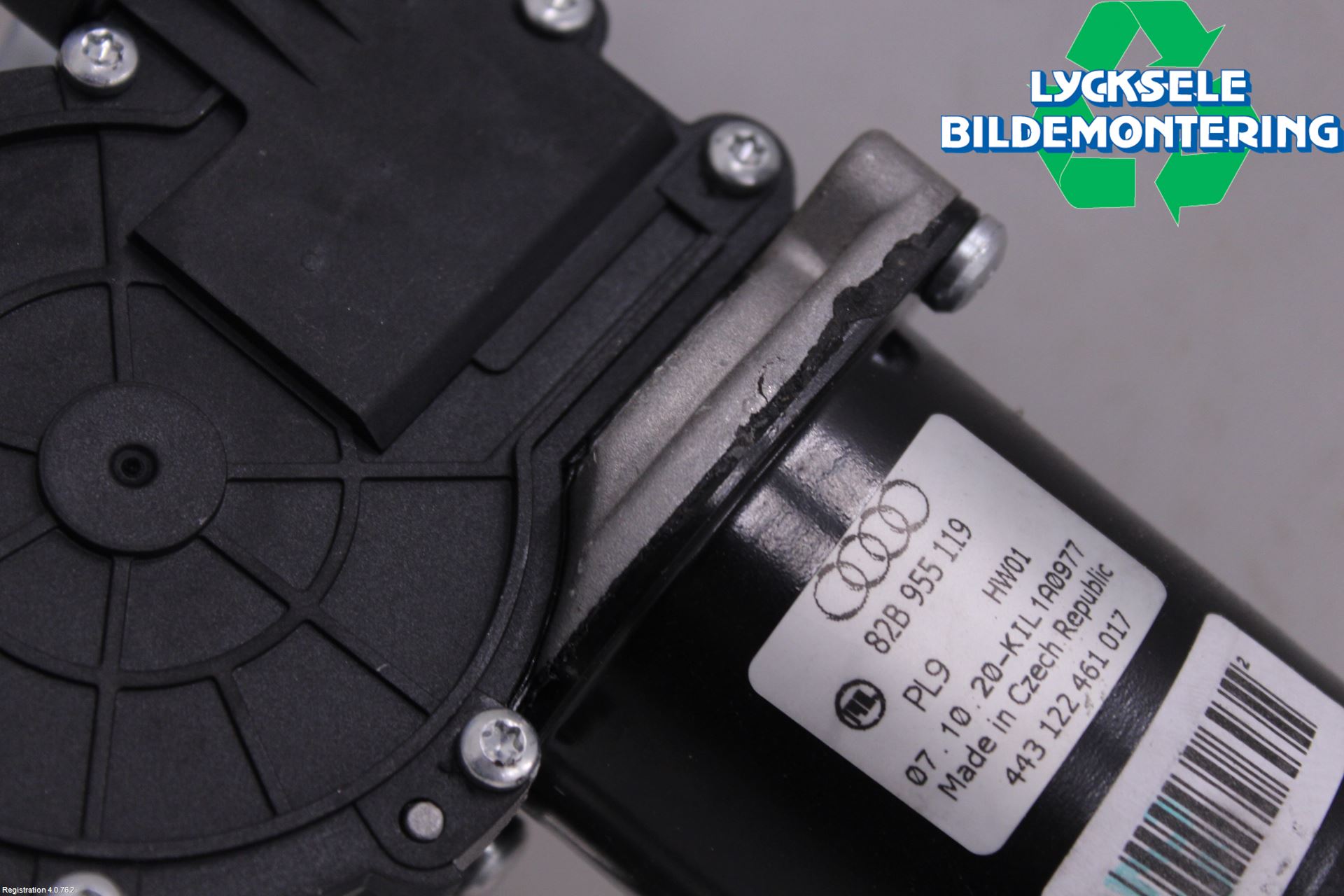 Audi A1 19- Torkarmekanism Vindruta