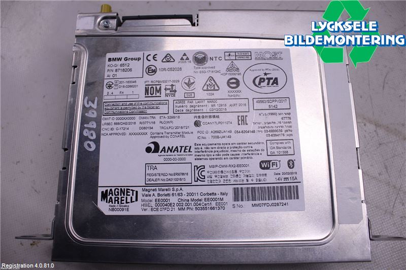 BMW X2 F39 18-23 Cd Radio - Multimediapanel