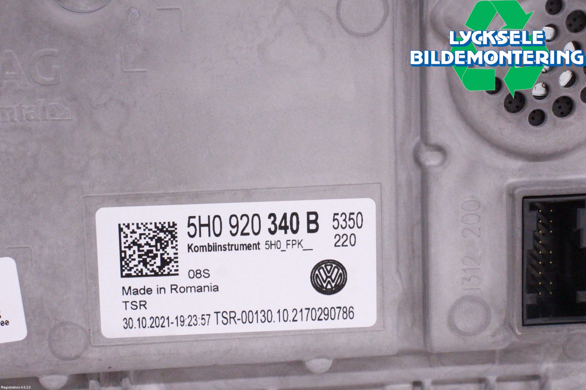 Volkswagen VW GOLF / E-GOLF VIII 20- Instrument Komb