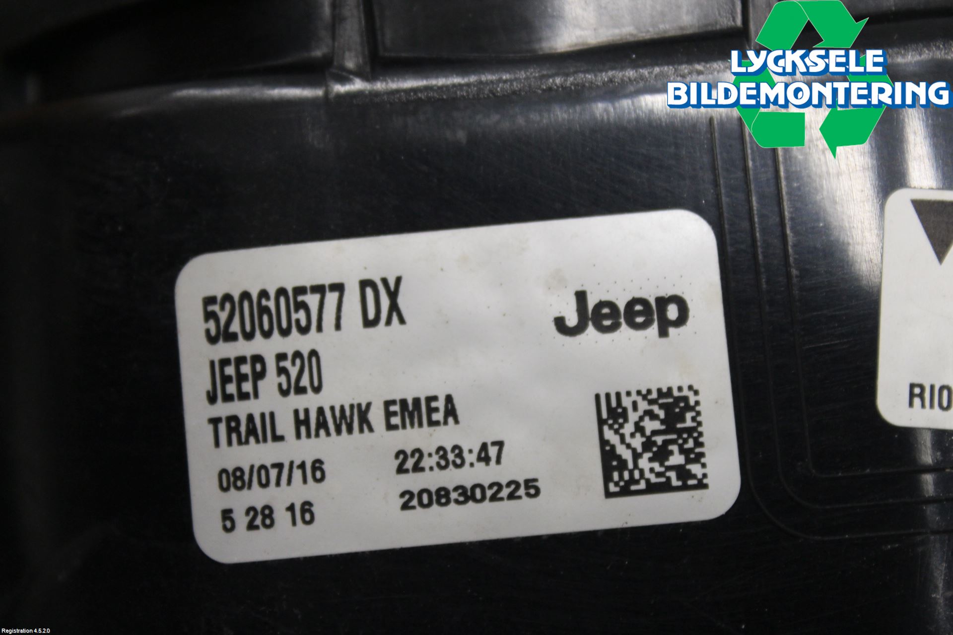 Jeep RENEGADE Bakljus Höger