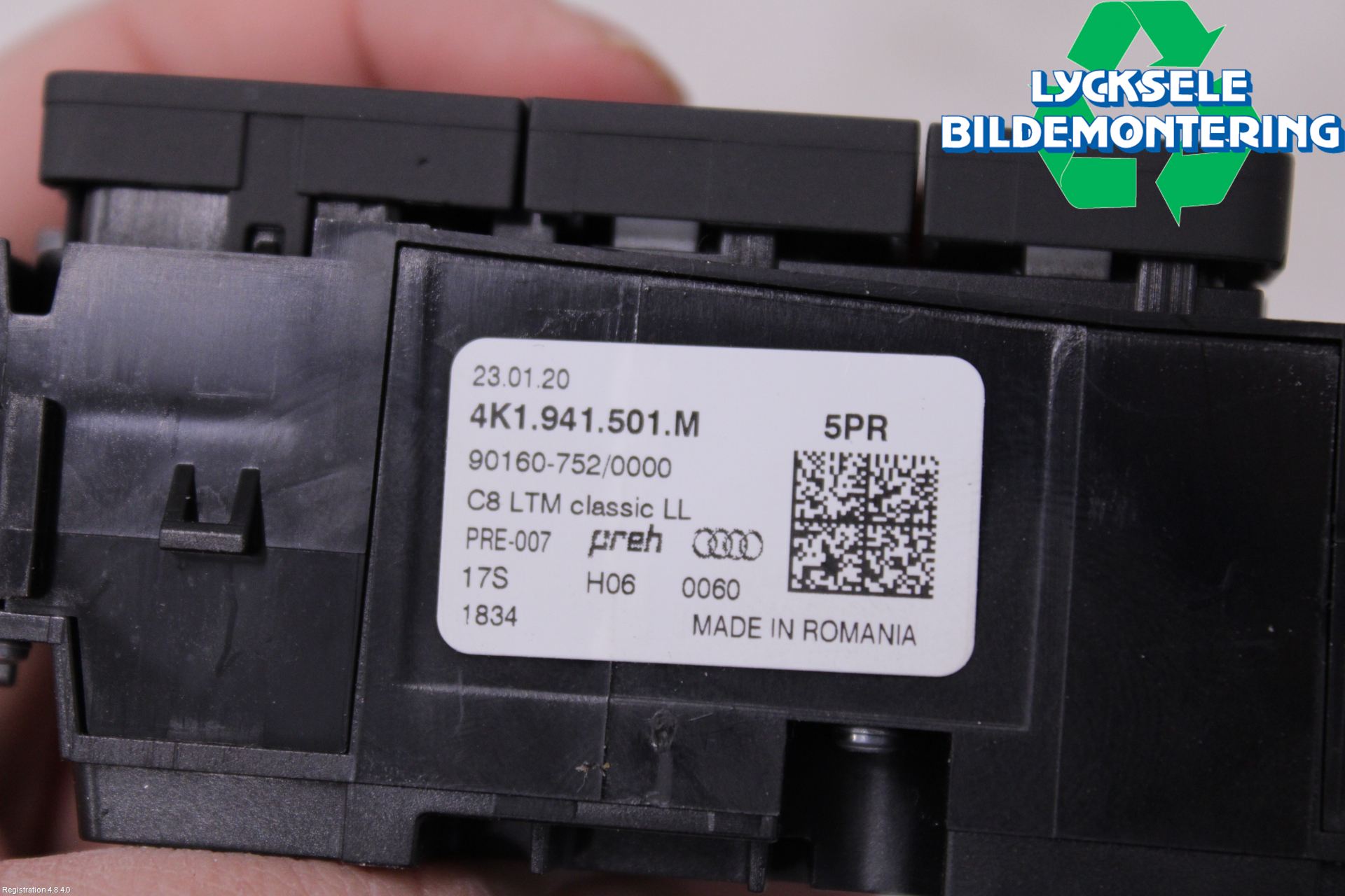 Audi Q8/SQ8 4M 19- Strömställare Ljus