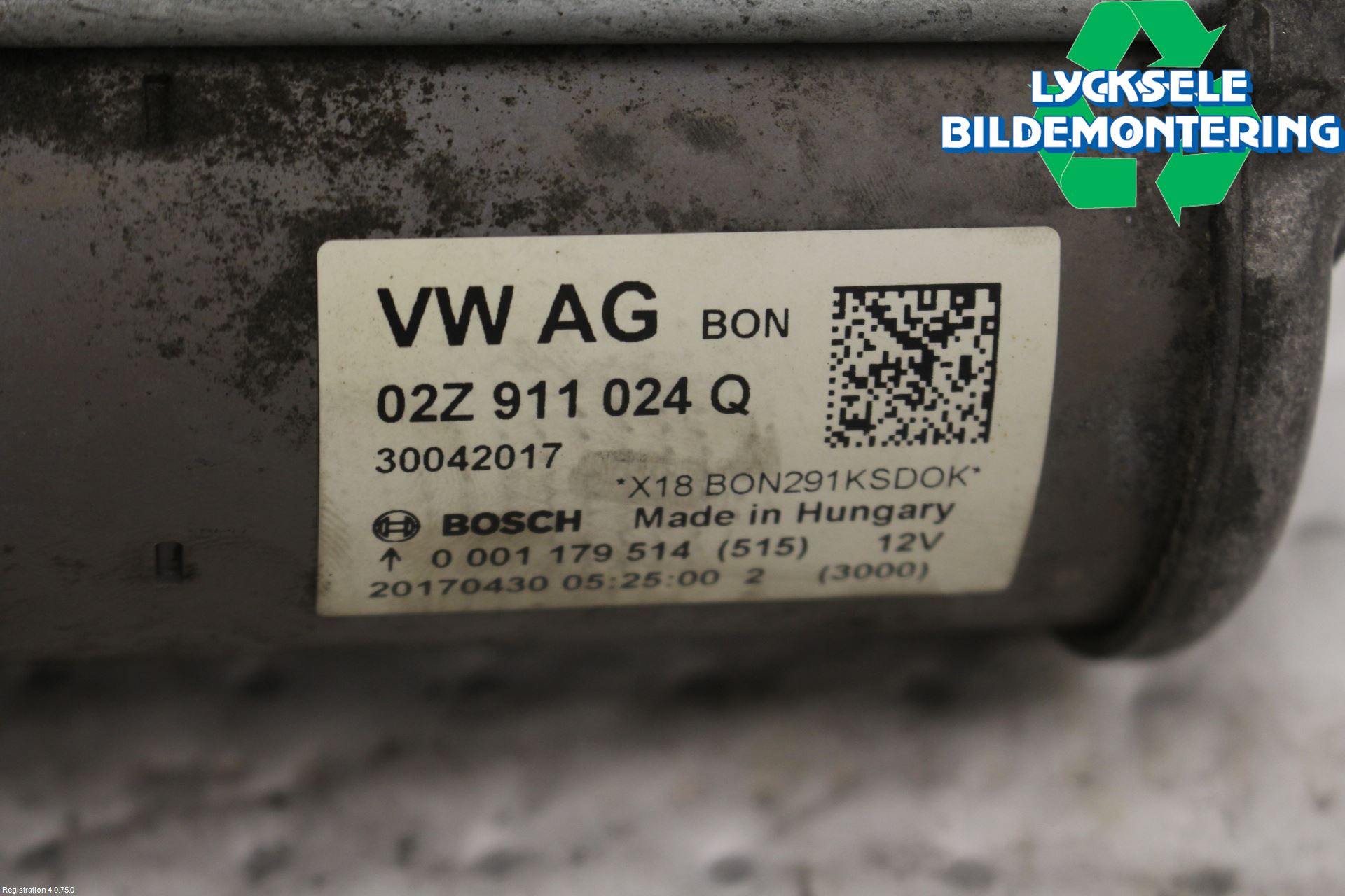 Skoda OCTAVIA (5E) 13-20 Startmotor