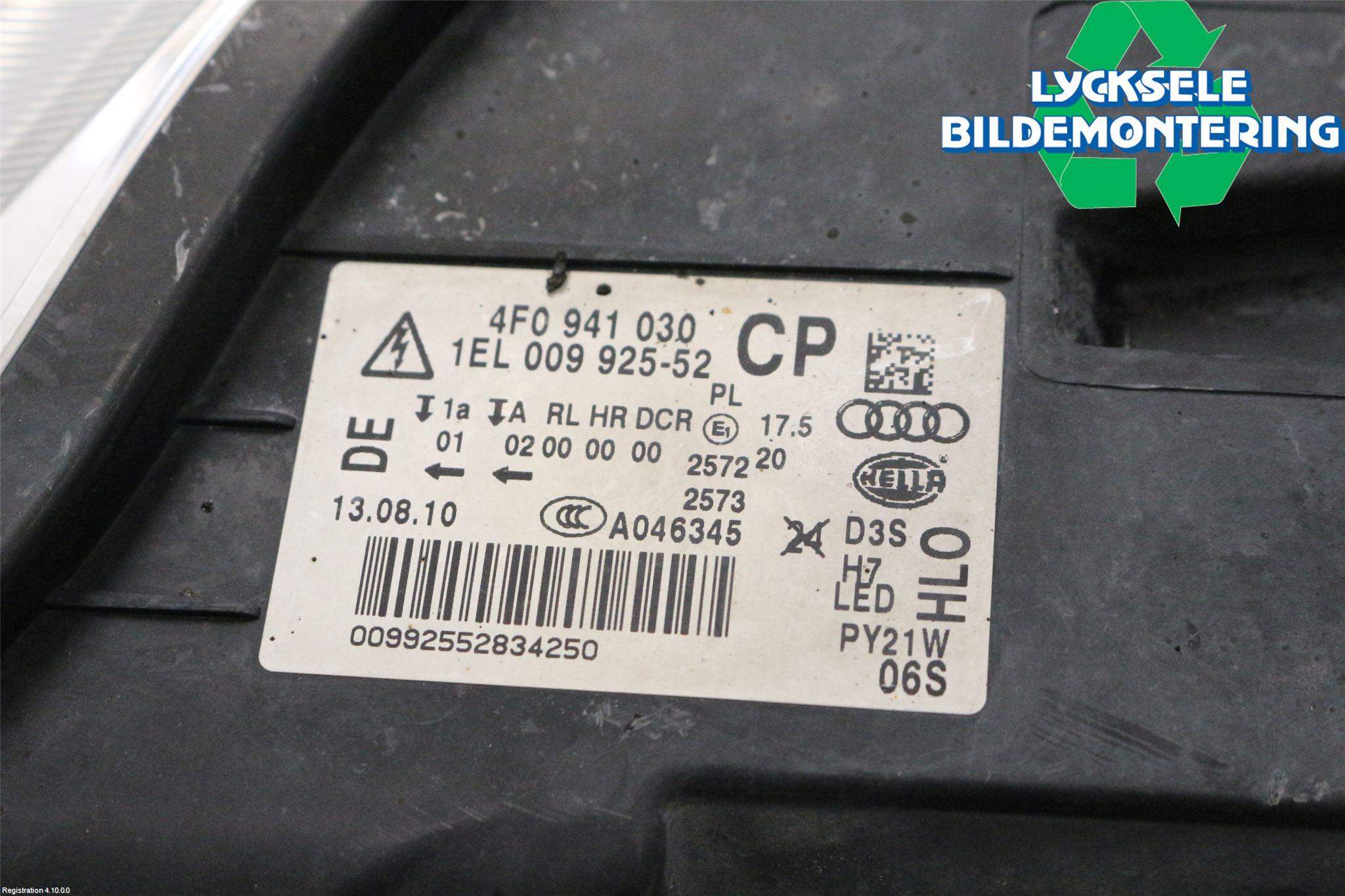 Audi A6/S6     05-11 Strålkastare Höger