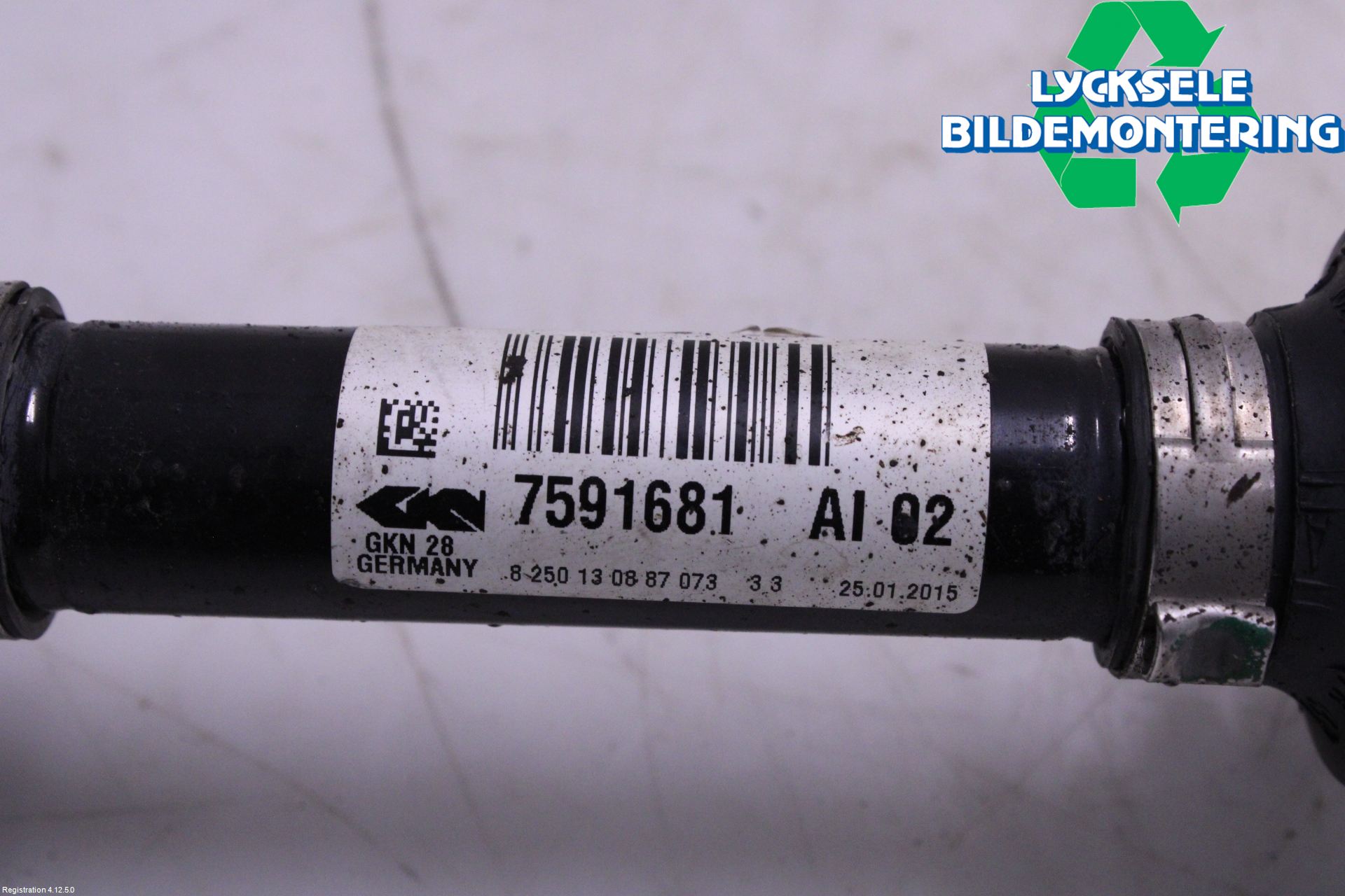 BMW X1 E84 10-15 Drivaxel Fram Vänster