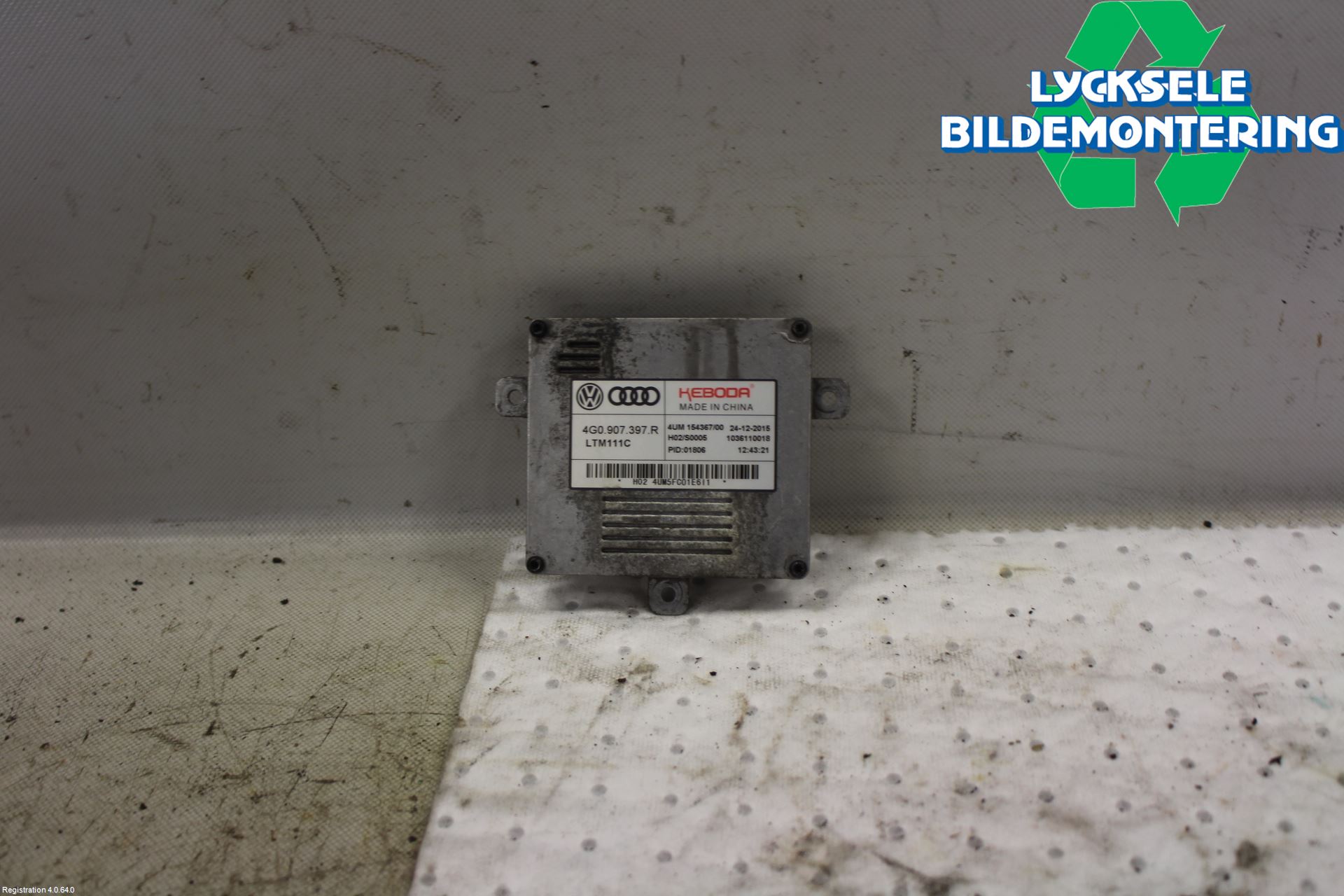 Audi A6 ALLROAD 12-18 Styrenhet Strålkastare