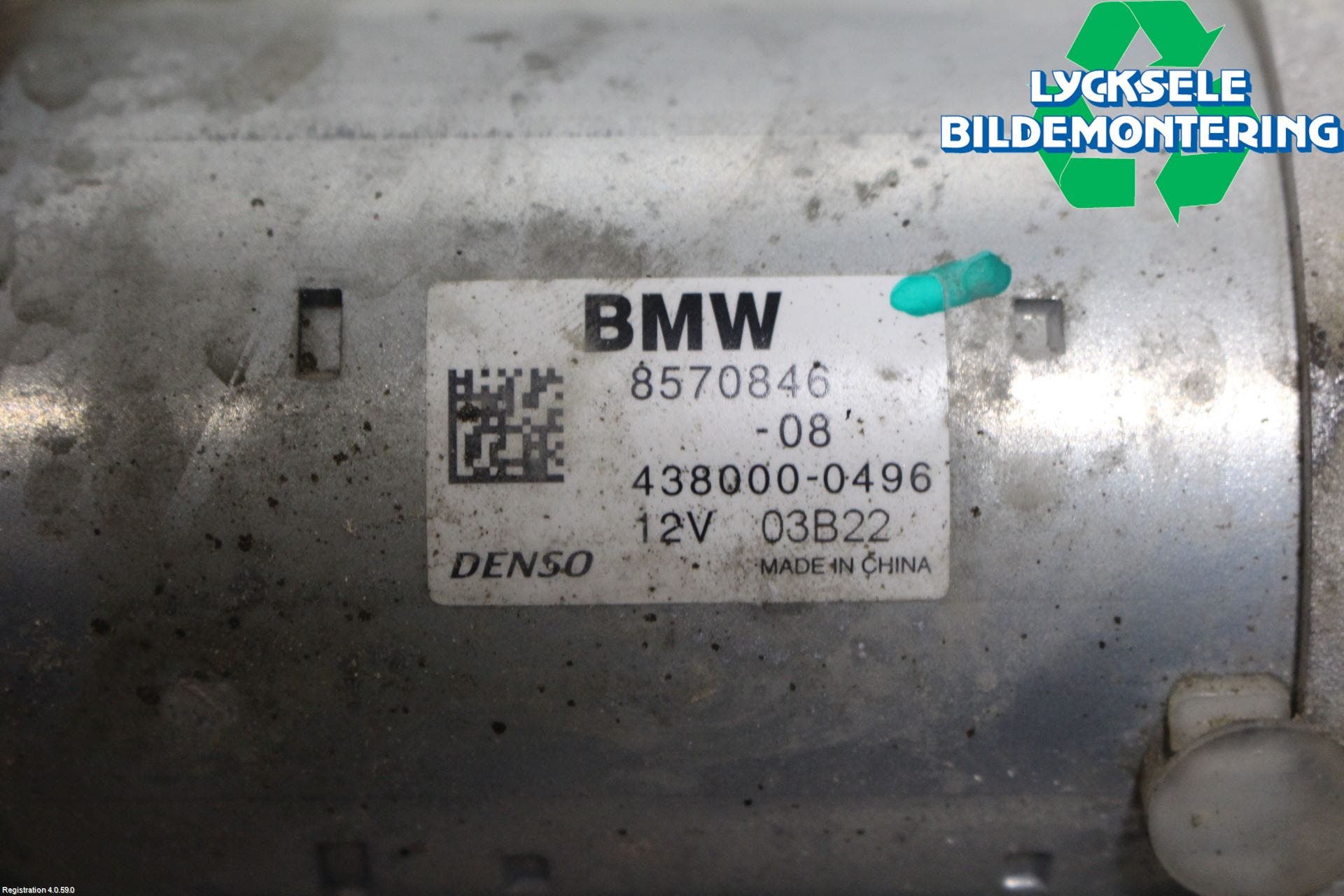 BMW 3 F30/F31/F80 12-19 Startmotor Diesel