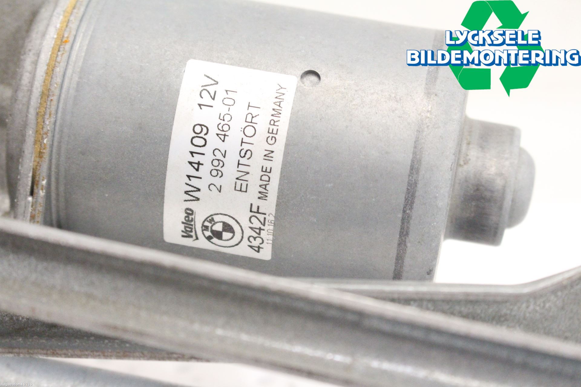 BMW X1 E84 10-15 Torkarmekanism Vindruta