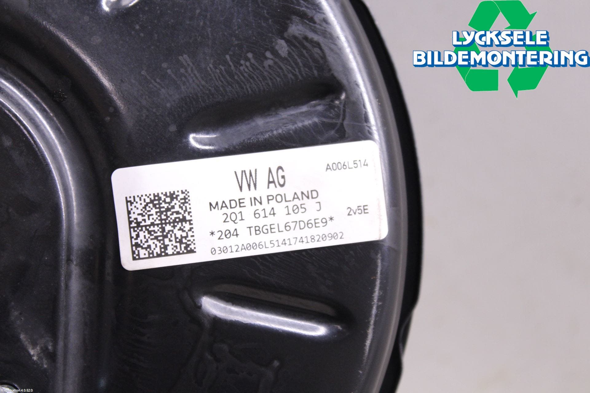 Seat ARONA Bromsservo