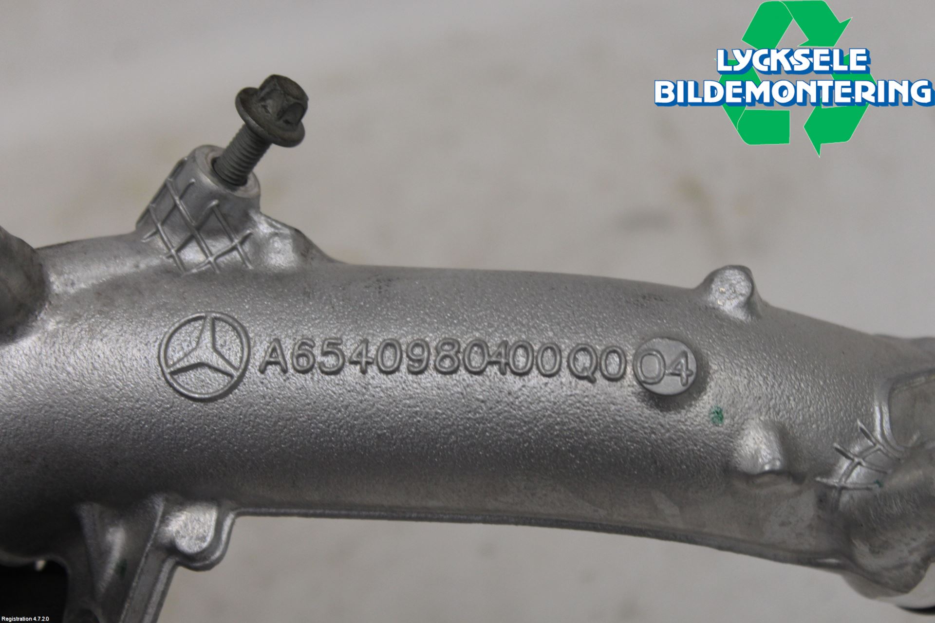 Mercedes-Benz MB C-KLASS (W205) 14-21 Laddluft-Intercoolerrör