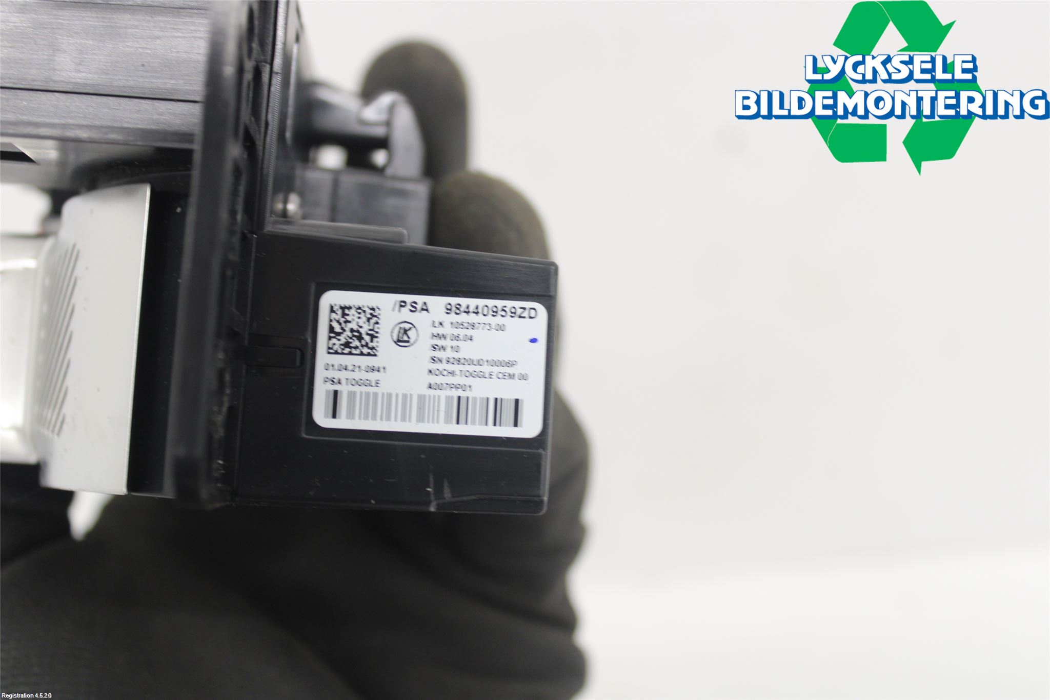 Opel MOKKA 21- Strömställare Växellåda