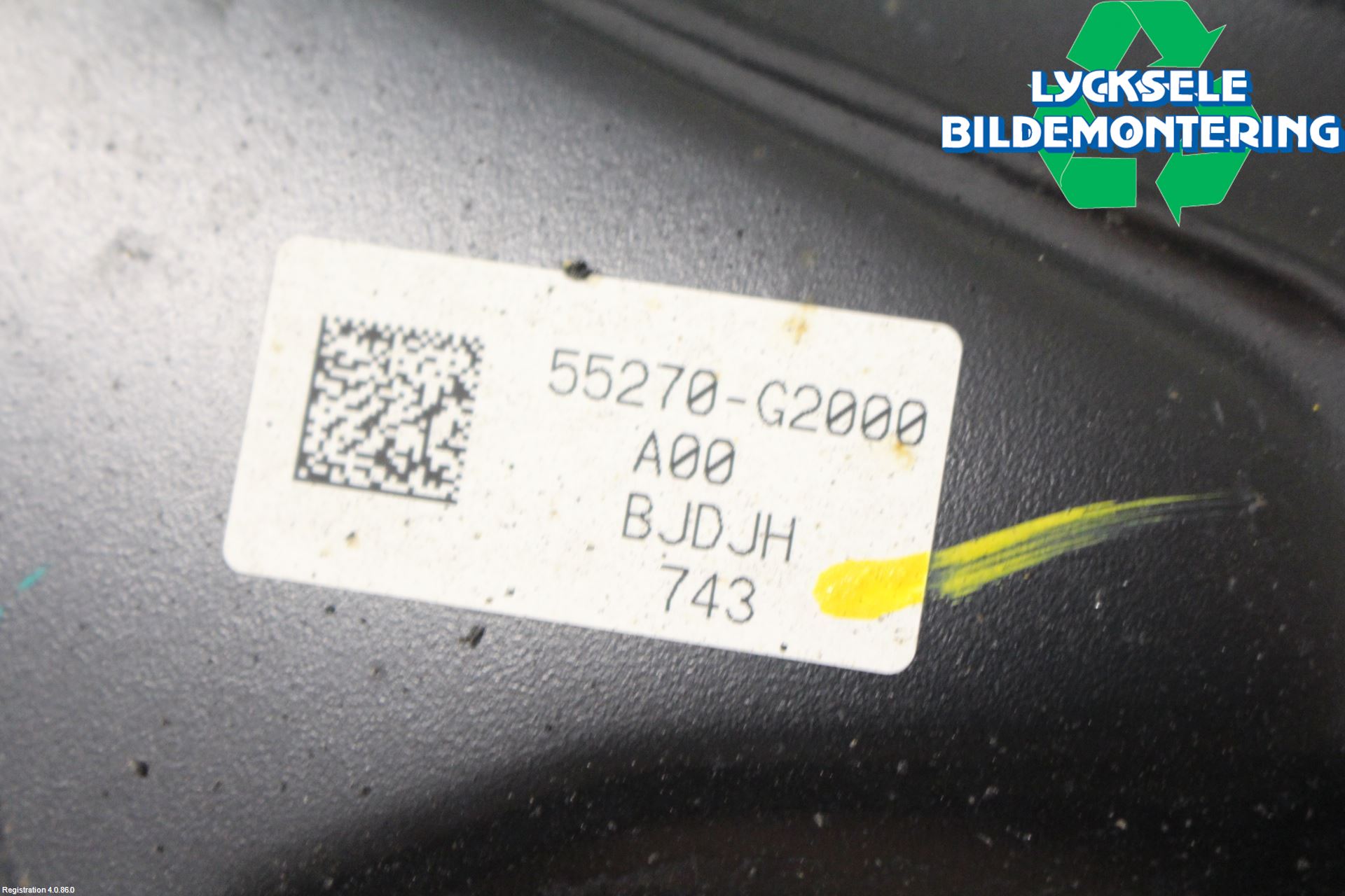 Kia NIRO (DE) 17-22 Bärarm Bak Vänster