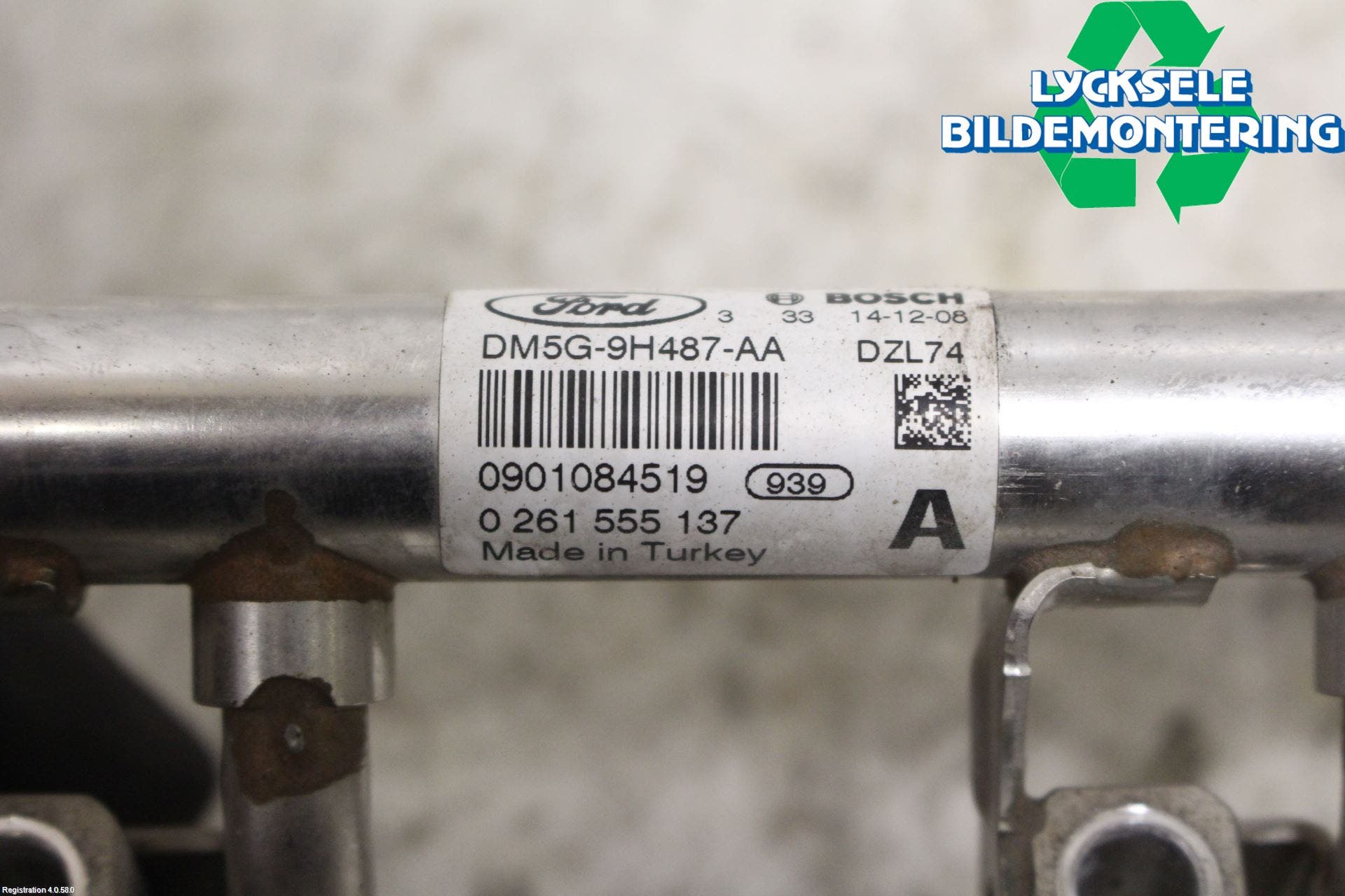 Ford FIESTA 13-17 Inj. Fuelrail