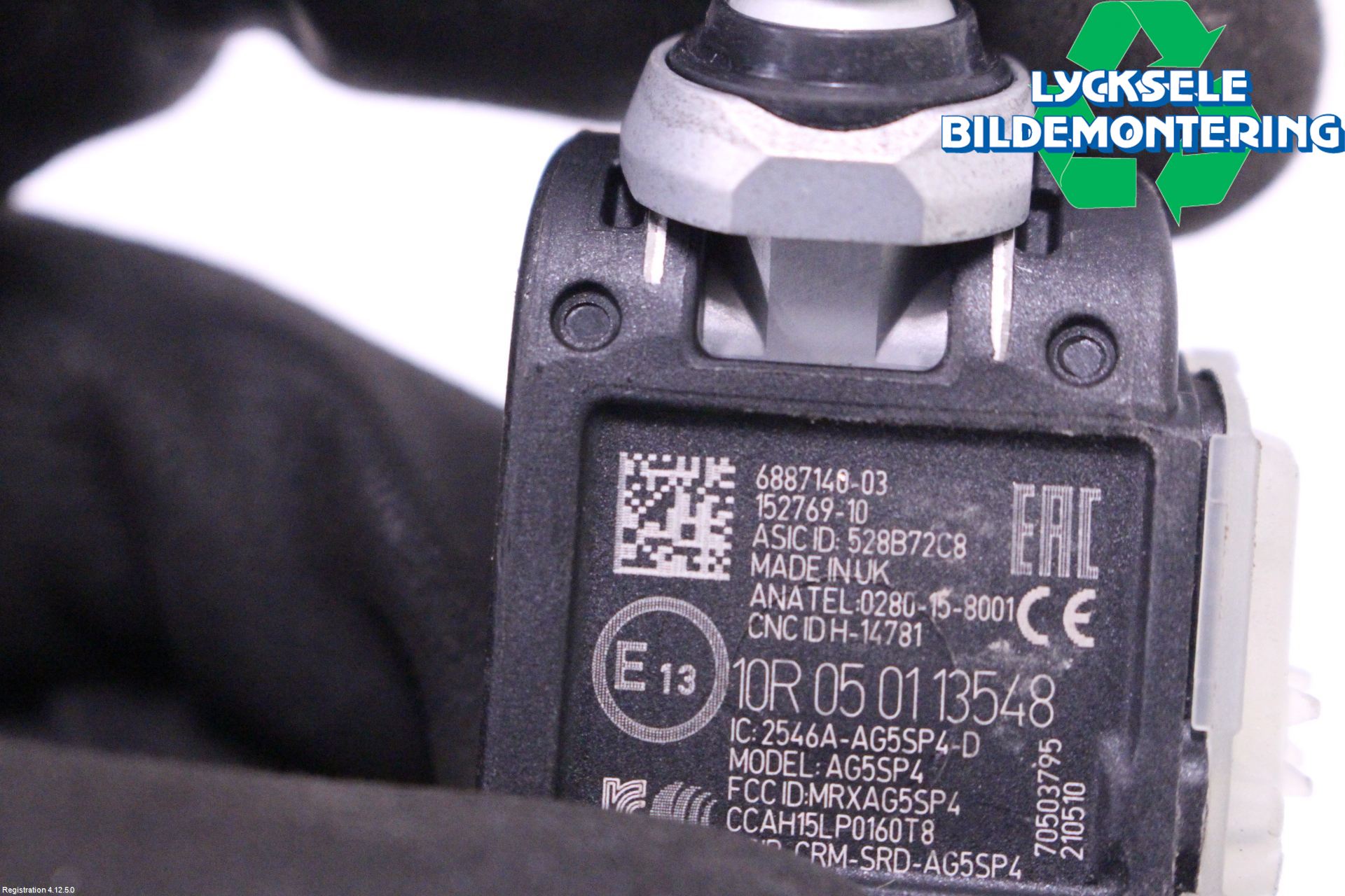 BMW 5 G30/G31/F90 17-23 Givare Däcktryck