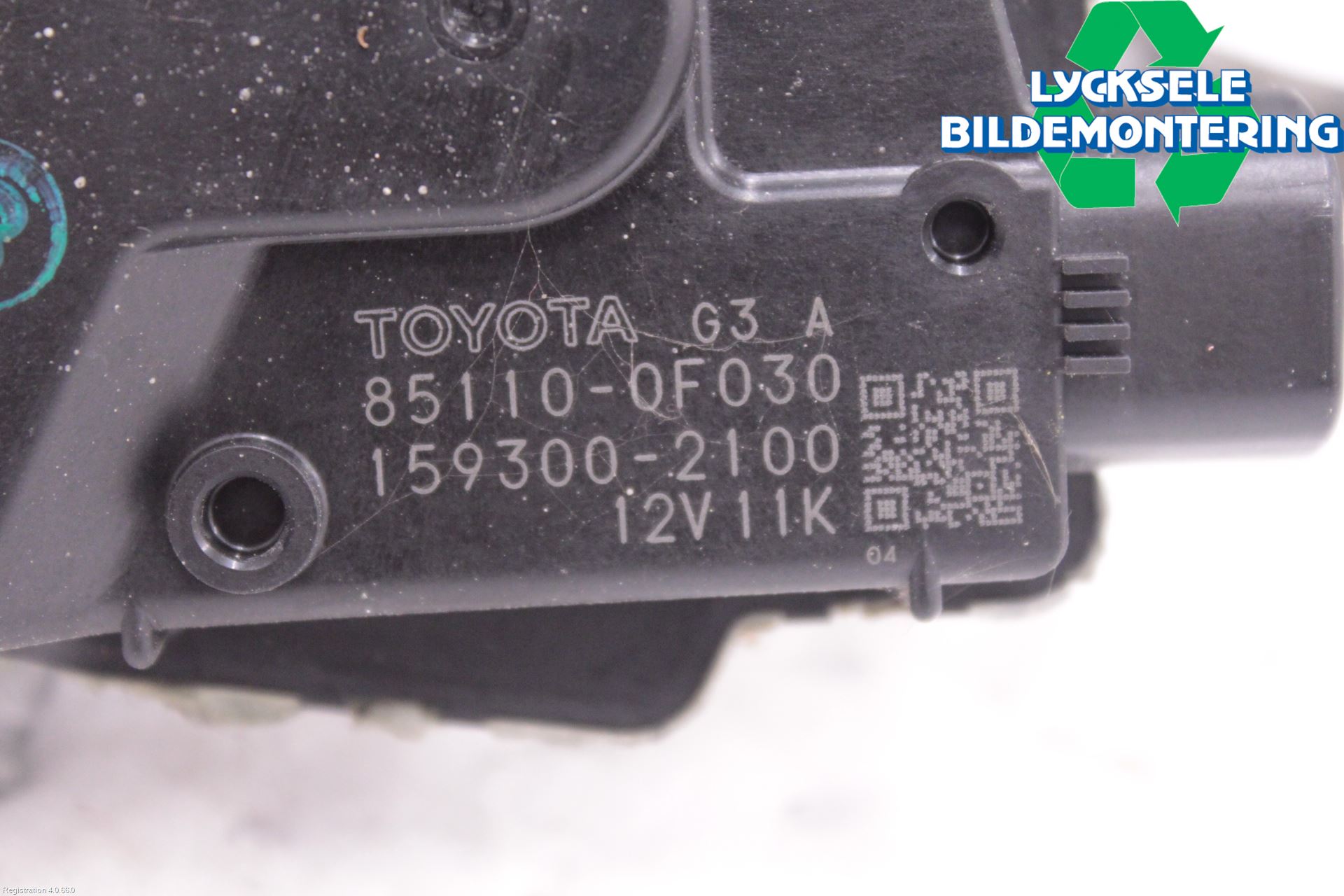 Toyota VERSO 09-18 Torkarmotor Vindruta
