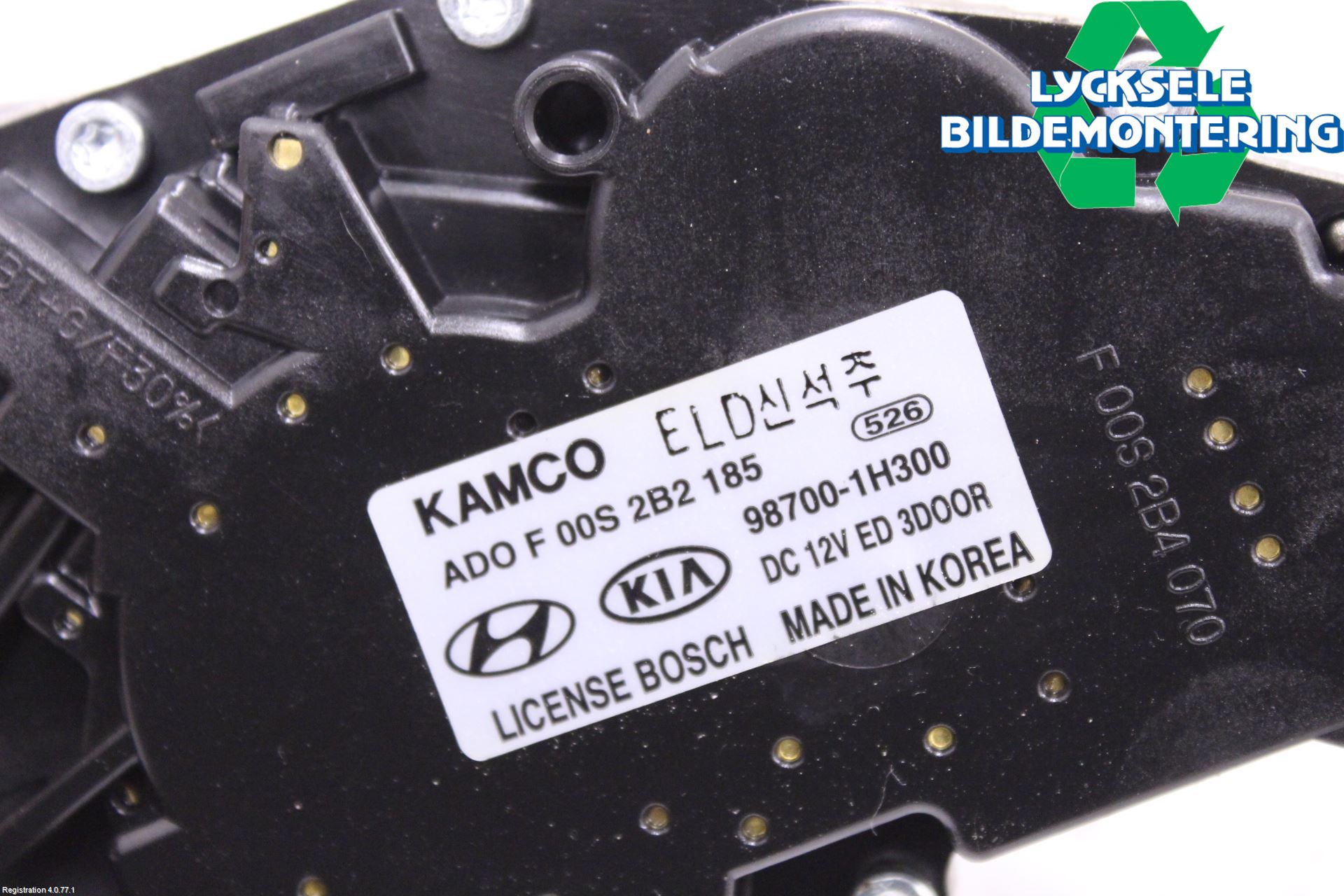 Hyundai ix35 Torkarmotor Baklucka