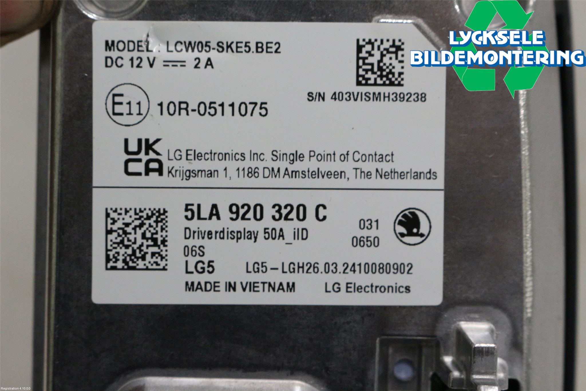 Skoda ENYAQ iV 21- Instrument Komb