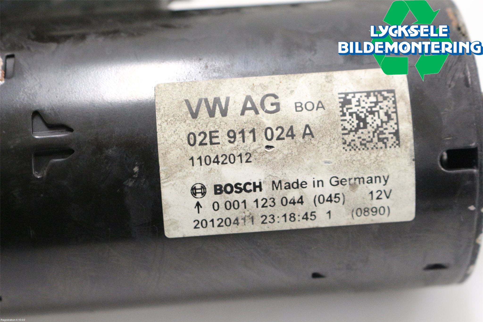 Volkswagen VW CADDY 11-15 Startmotor Diesel