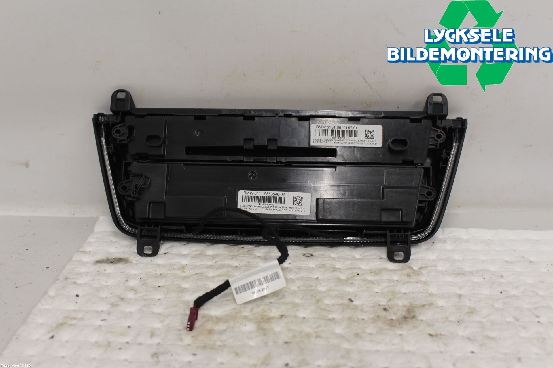 BMW 3 F30/F31/F80 12-19 Ac Styrenhet Ac Manöveren