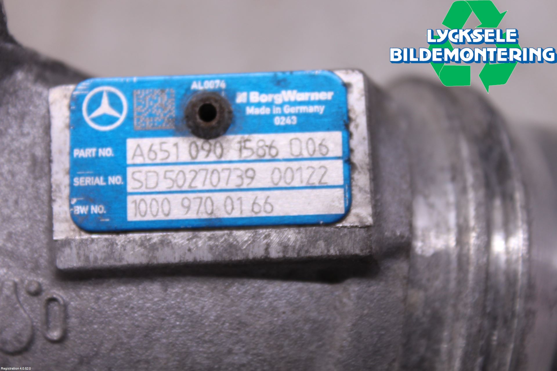 Mercedes-Benz MB GLC-KLASS (X253/C253) 15-22 Turboaggregat